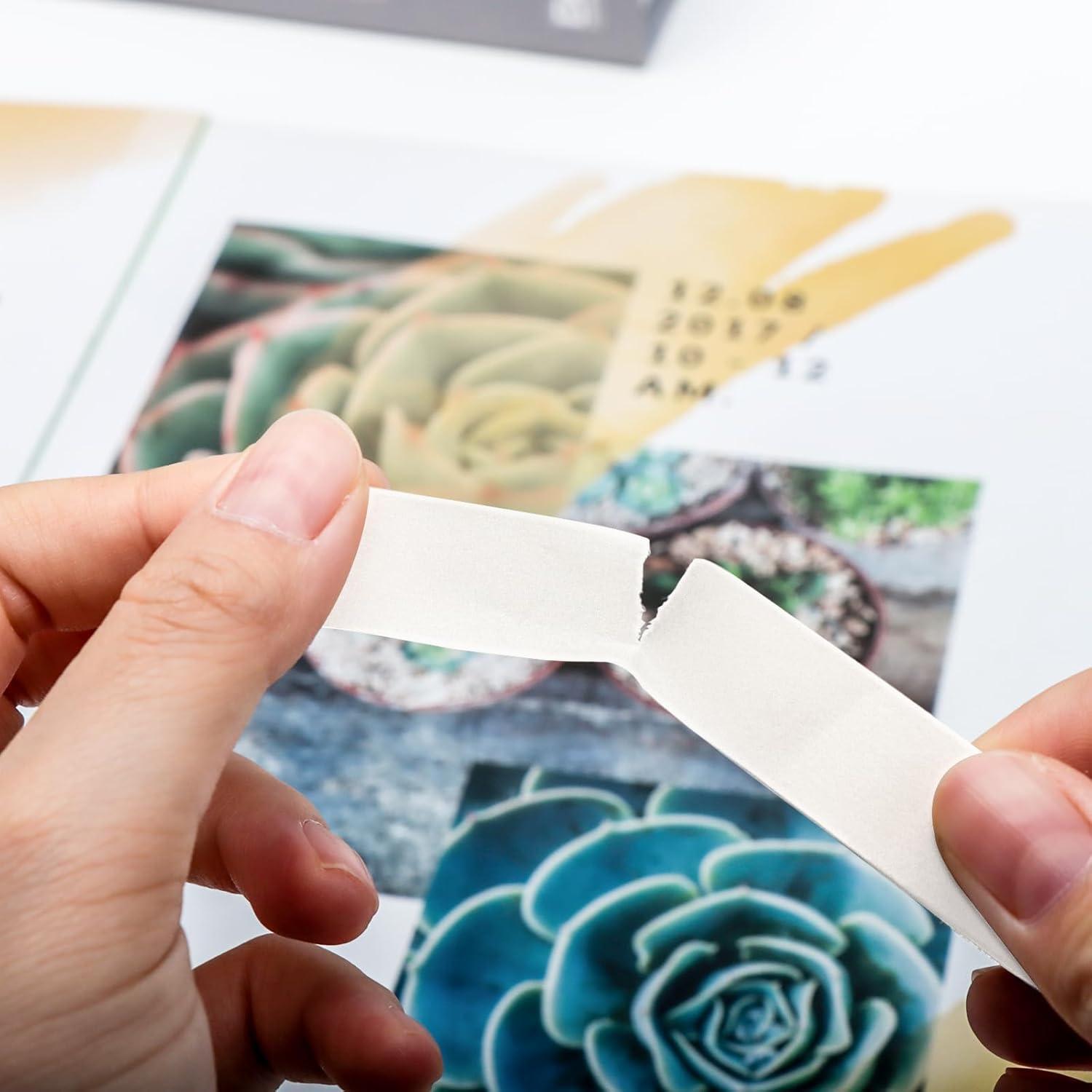 Cinta Washi Sólida Blanca NatSumeBasics 15mm x 10m