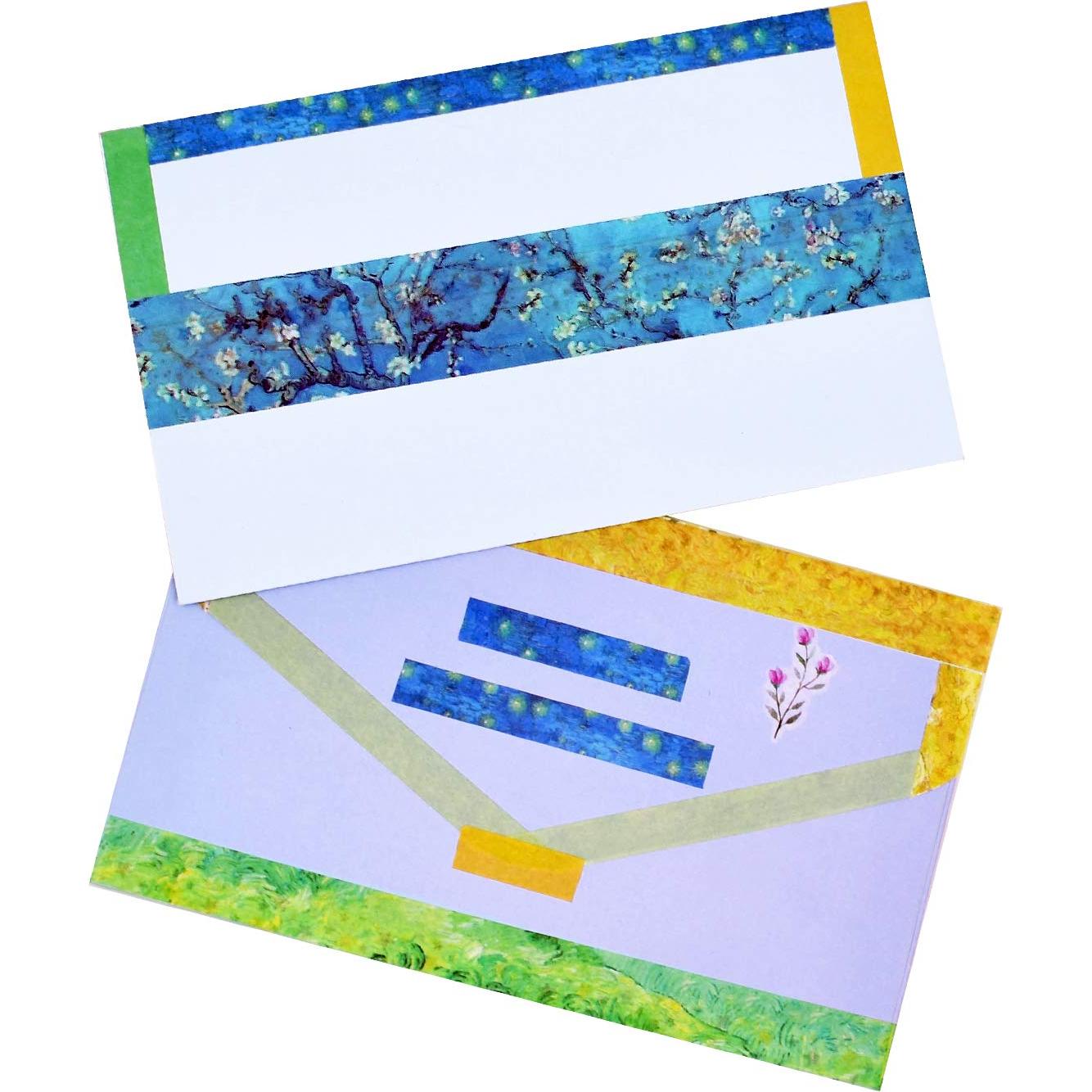 Juego de Washi Tape DAPUTOU 12 Rollos Noche Estrellada 3m