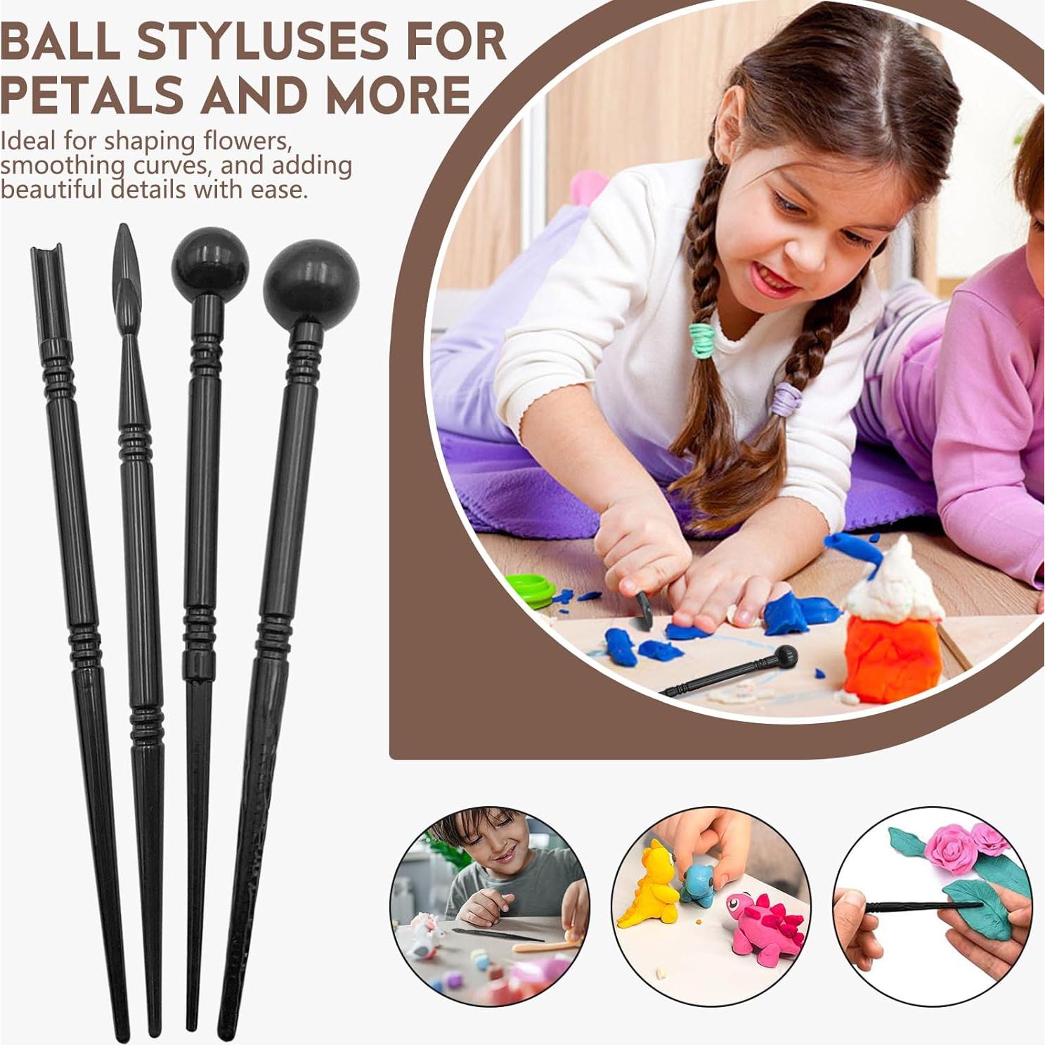 Kit de Herramientas de Cerámica FJCTER 18 Piezas para Modelado