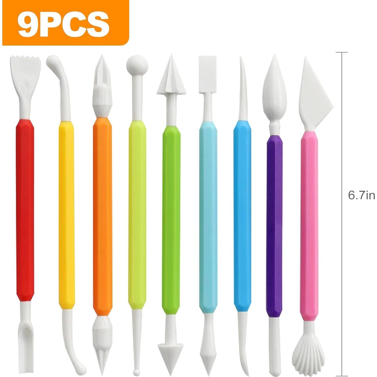 Kit de Herramientas de Escultura en Arcilla CoguZed 9 Piezas