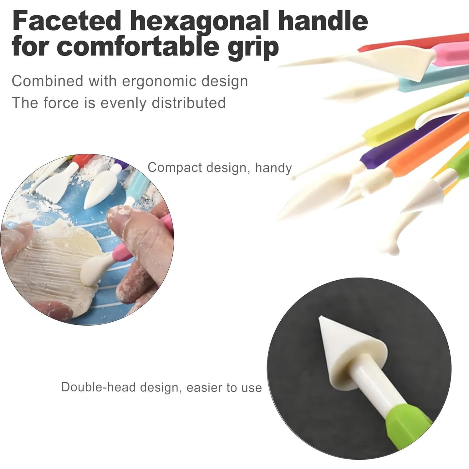 Kit de Herramientas de Escultura en Arcilla CoguZed 9 Piezas