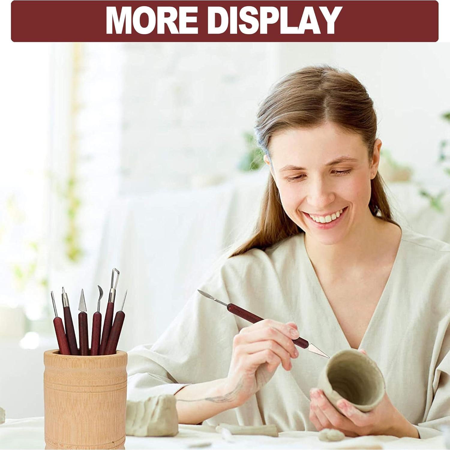 Juego de Herramientas de Escultura en Arcilla LINPHCEY 6 Piezas