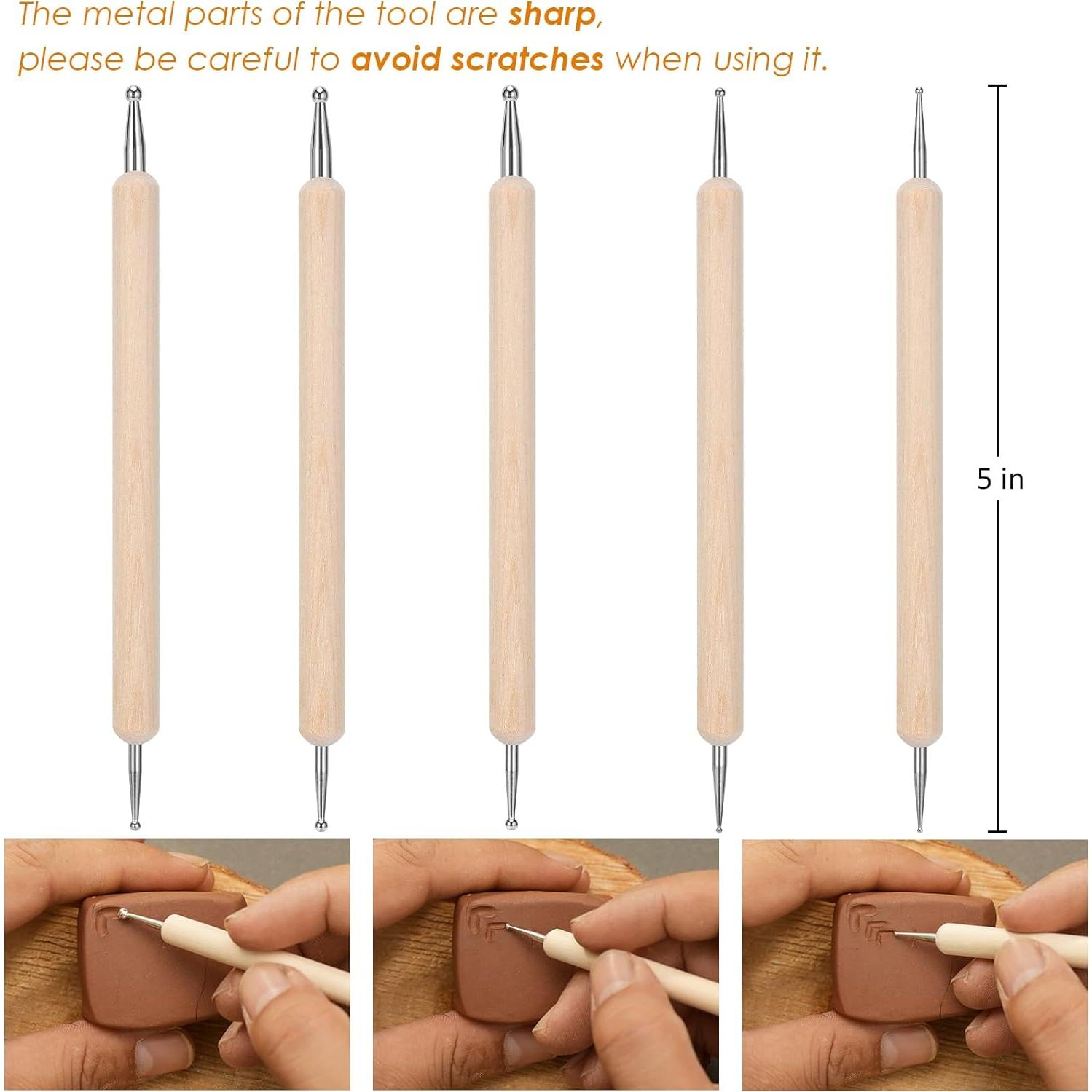 Kit de Herramientas de Arcilla Blisstime 28 Piezas para Escultura