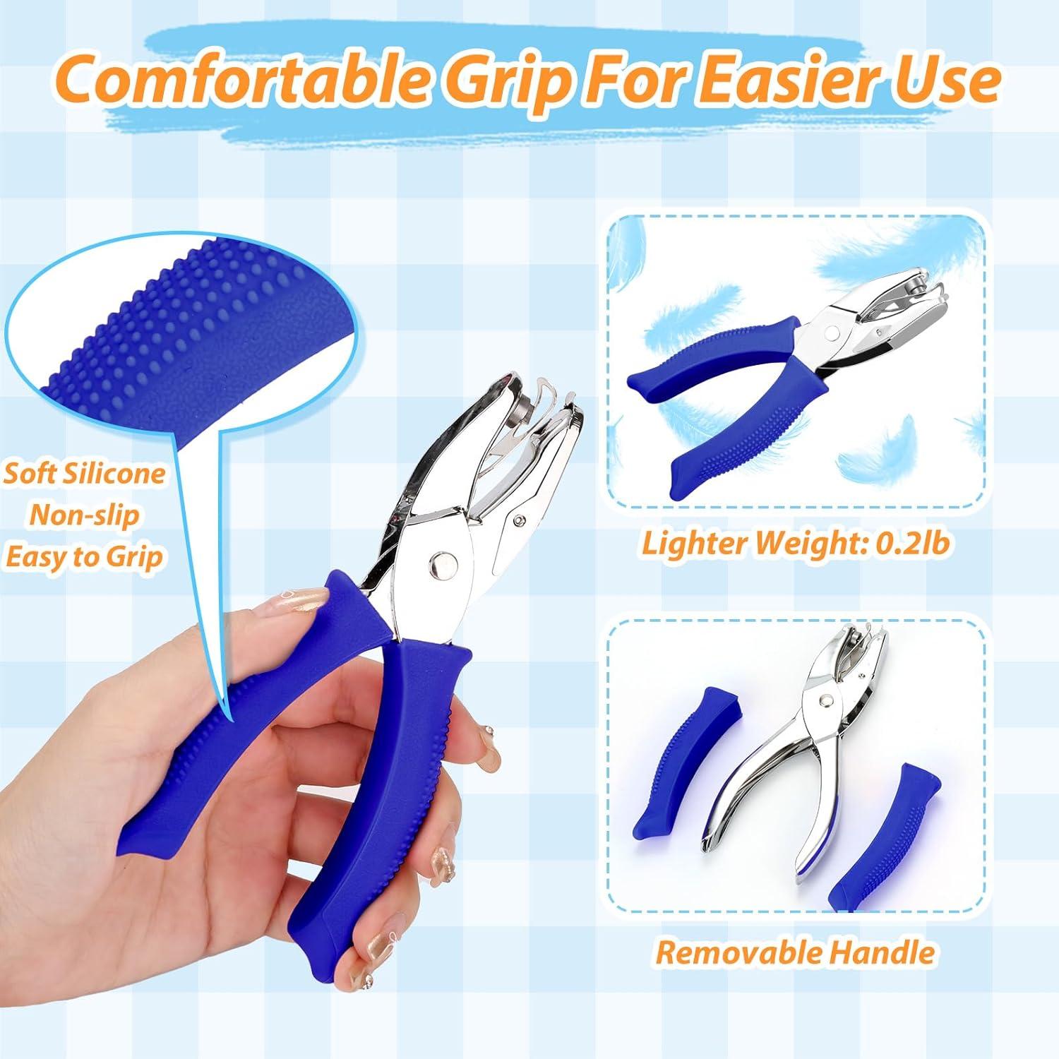 Juego de 4 Troqueladoras MAPVOLUT - Formas Círculo, Corazón, Estrella, Triángulo