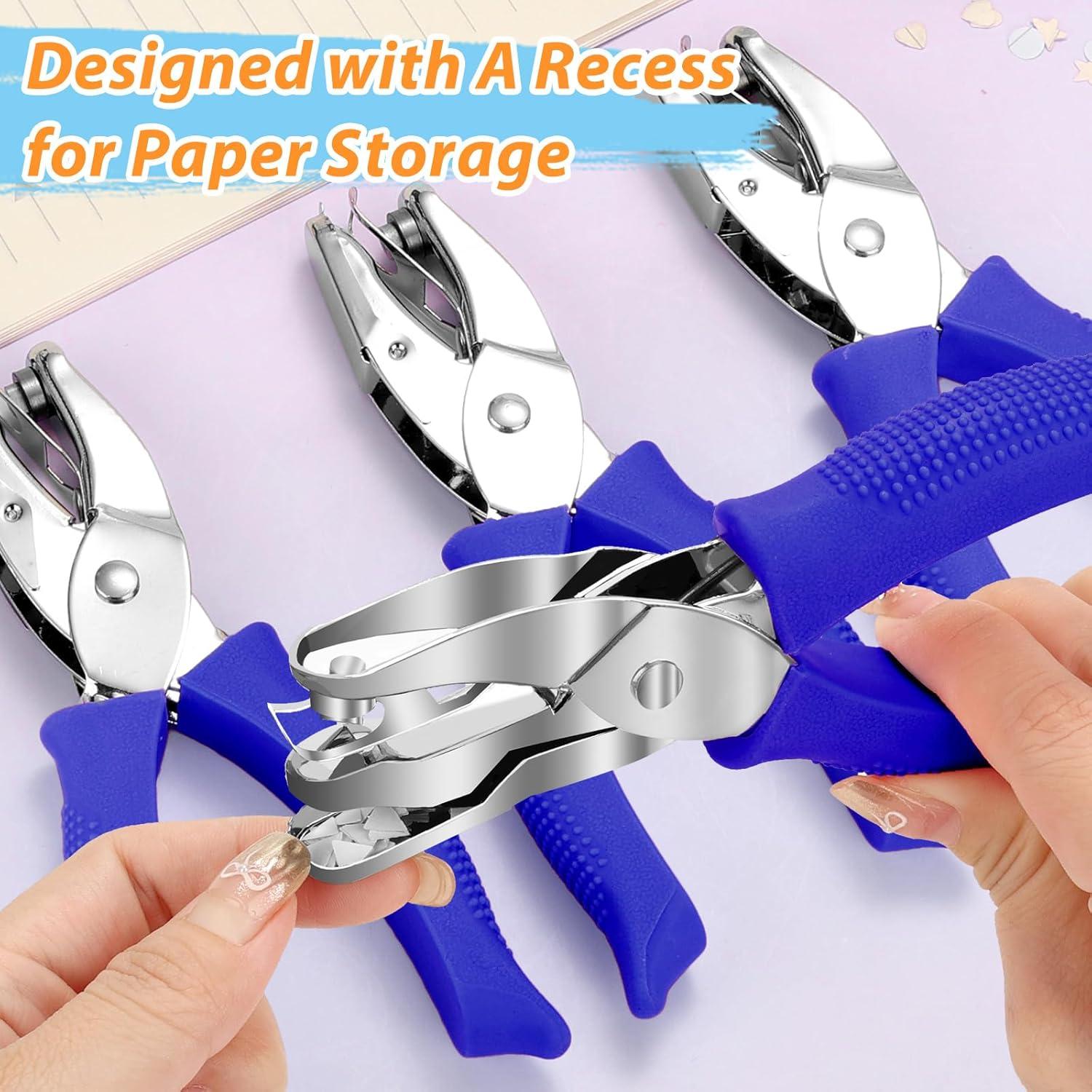 Juego de 4 Troqueladoras MAPVOLUT - Formas Círculo, Corazón, Estrella, Triángulo