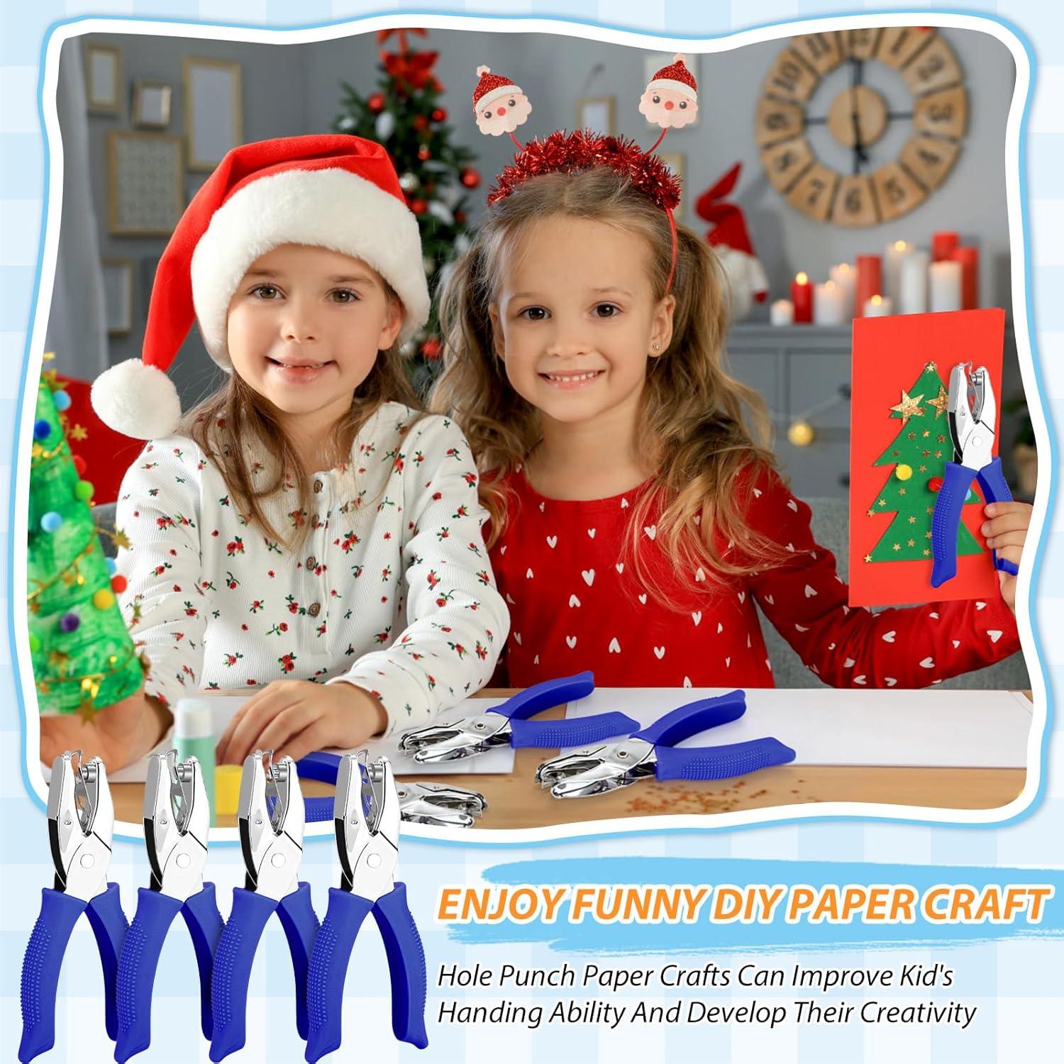 Juego de 4 Troqueladoras MAPVOLUT - Formas Círculo, Corazón, Estrella, Triángulo