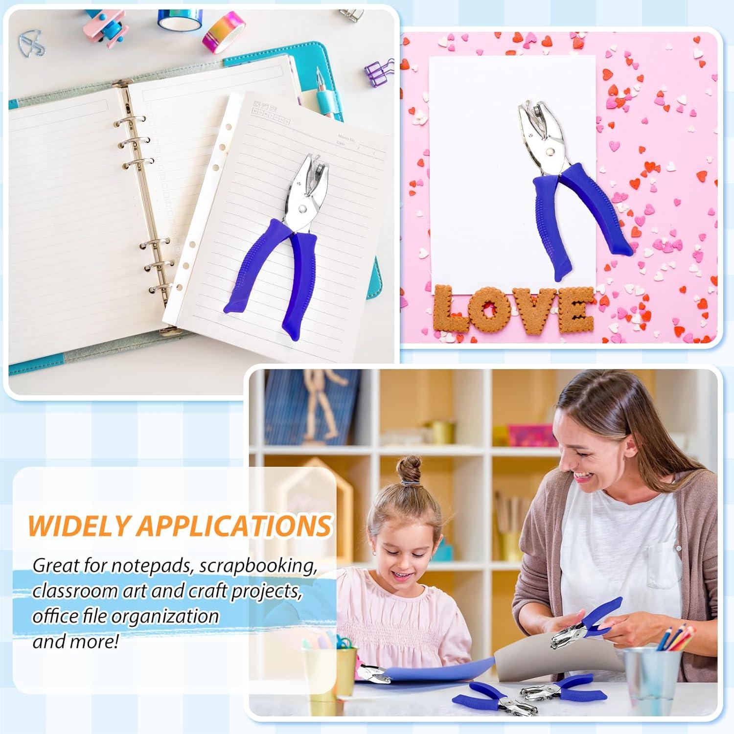 Juego de 4 Troqueladoras MAPVOLUT - Formas Círculo, Corazón, Estrella, Triángulo