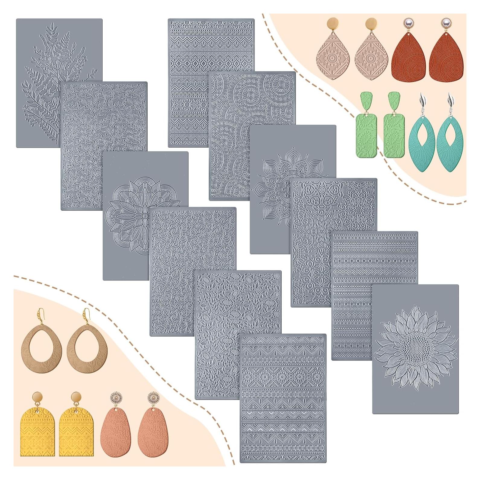 Set de 12 Lámparas de Textura Arcilla Polimérica DoubleFill