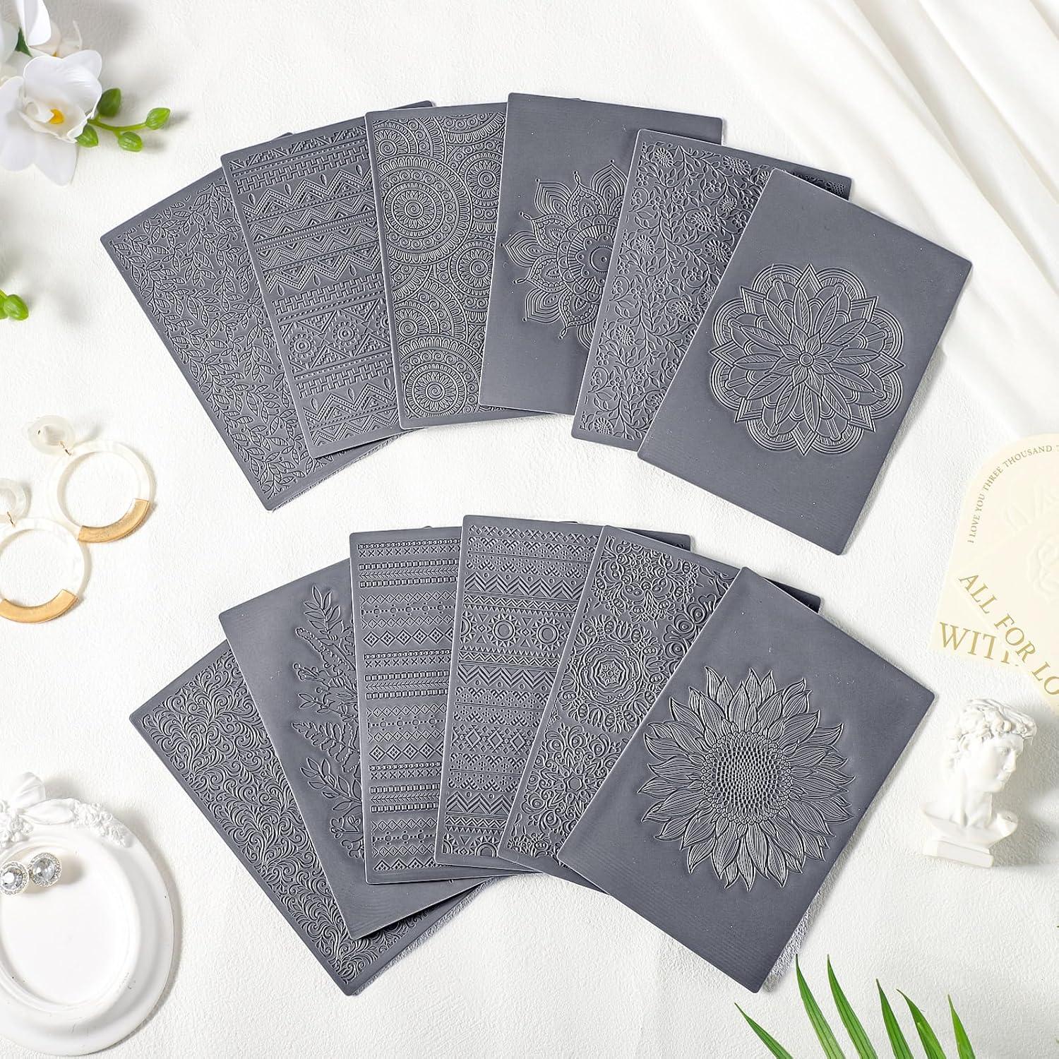 Set de 12 Lámparas de Textura Arcilla Polimérica DoubleFill