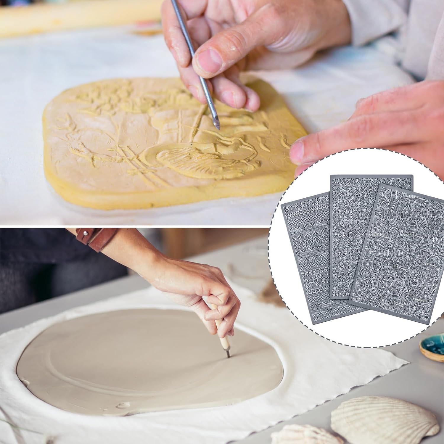 Set de 12 Lámparas de Textura Arcilla Polimérica DoubleFill