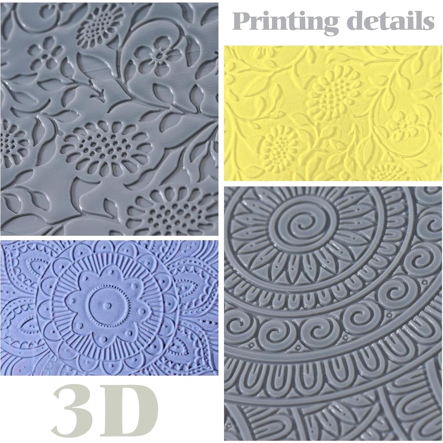 Set de 12 Lámparas de Textura Arcilla Polimérica DoubleFill