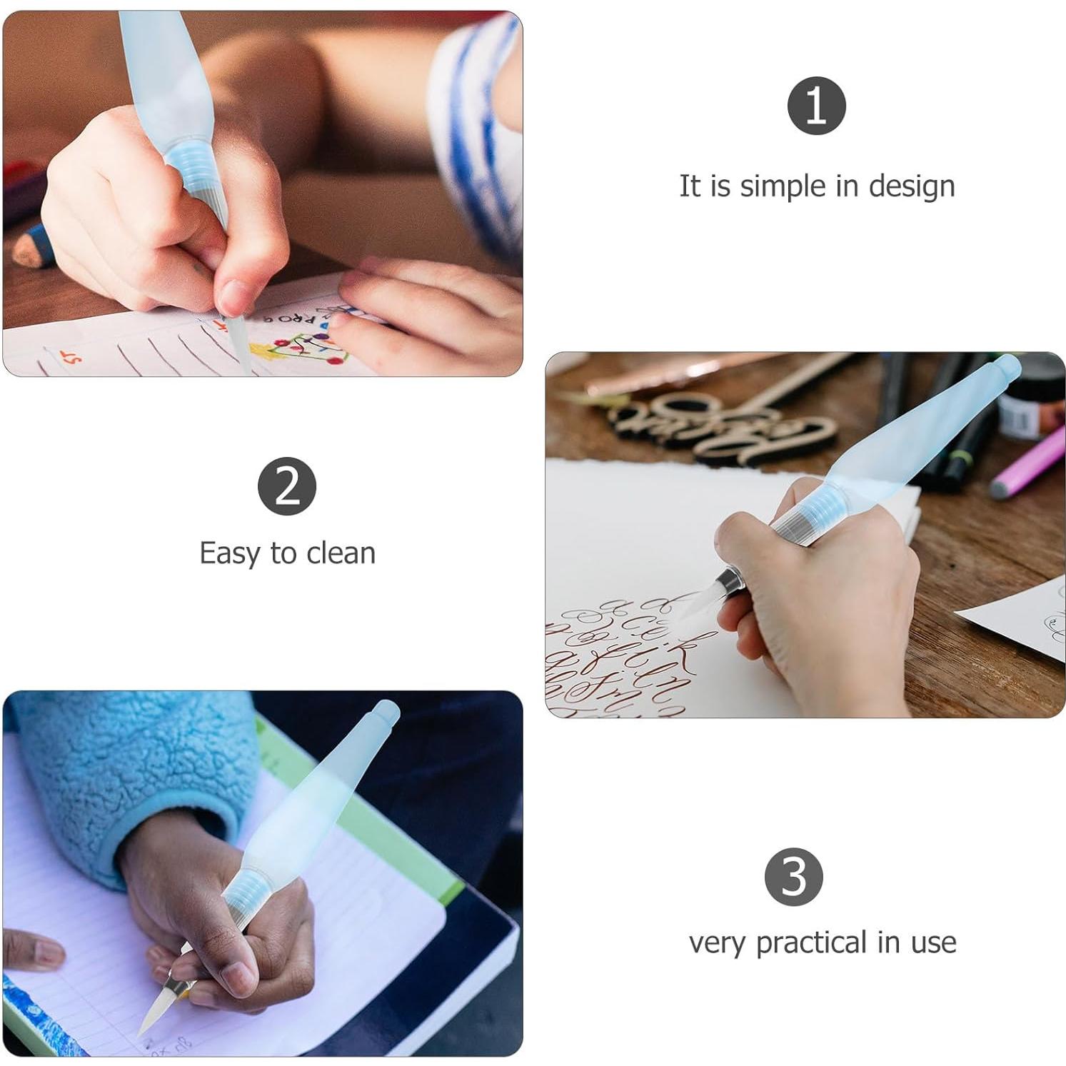 Marcadores de Acuarela EXCEART 3 Piezas Reutilizables 15cm