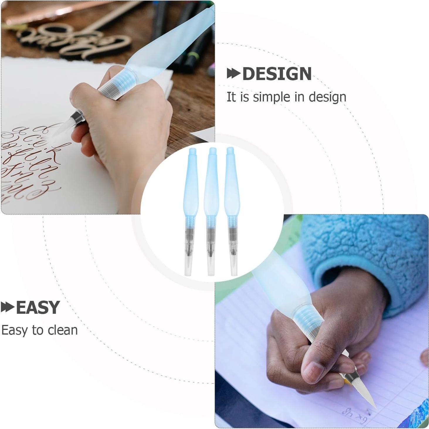 Marcadores de Acuarela EXCEART 3 Piezas Reutilizables 15cm