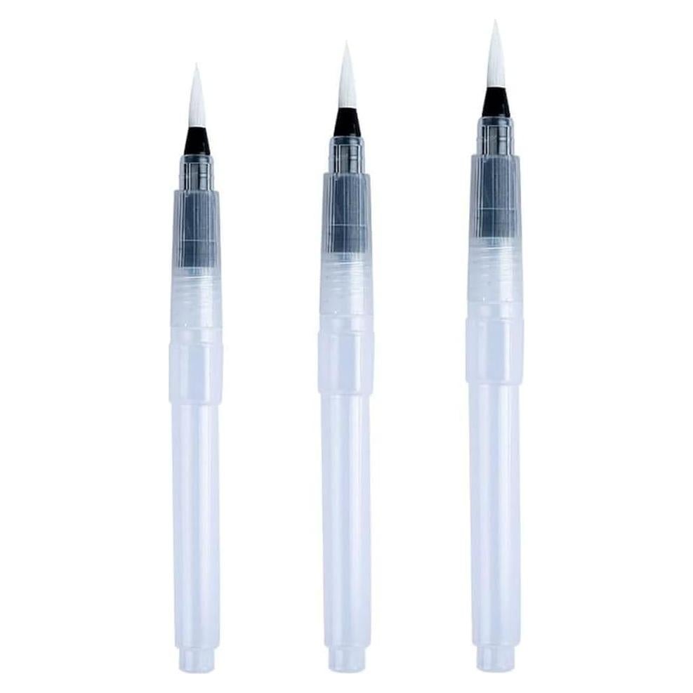 Juego de 3 Pinceles de Agua Recargables Mozff - Acuarela