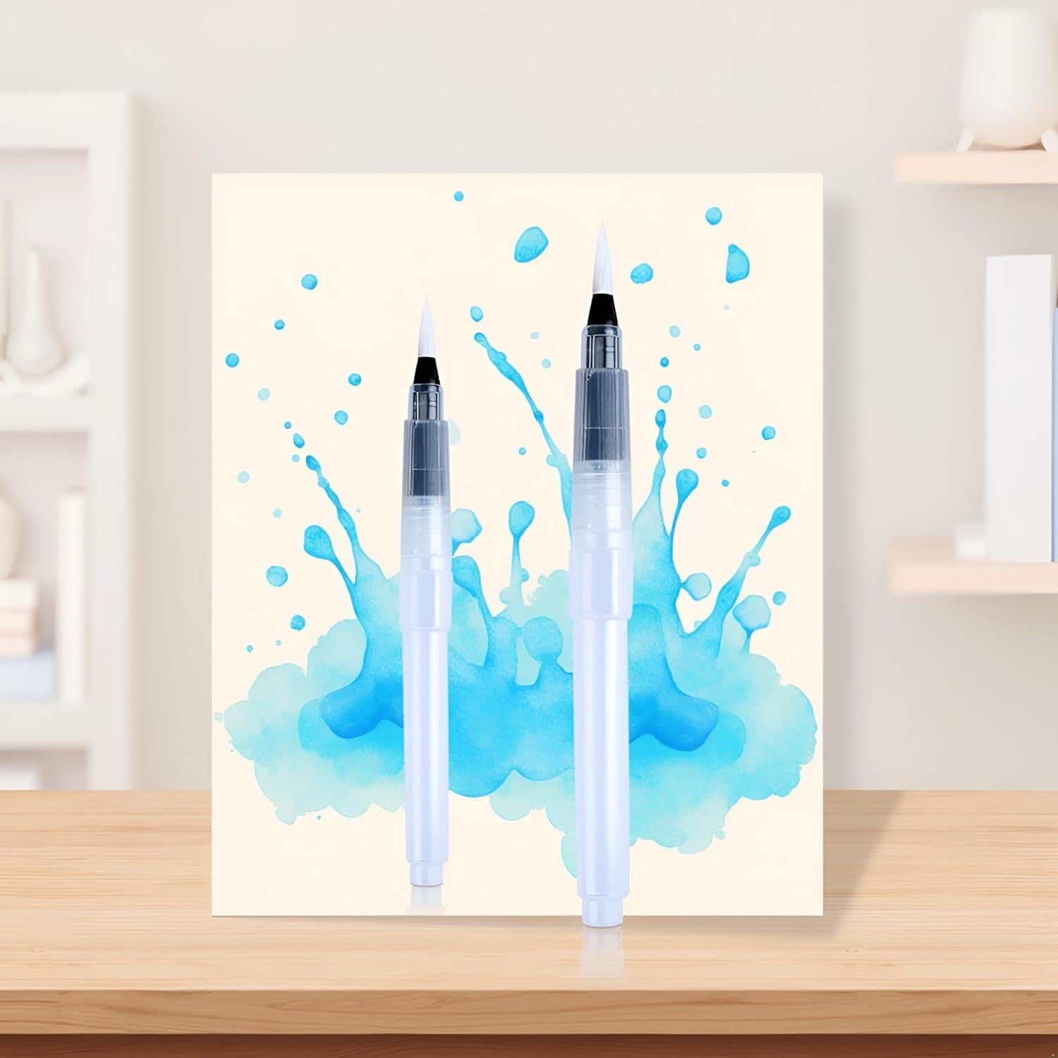 Juego de 3 Pinceles de Agua Recargables Mozff - Acuarela