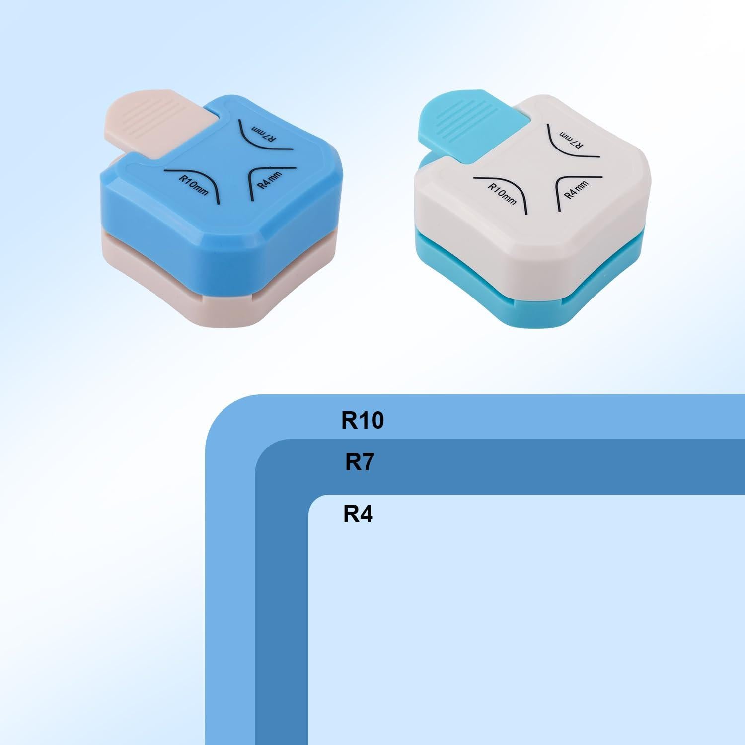Troquelador de Esquinas Redondeadas 3 en 1 Lasuroa - 2 Piezas