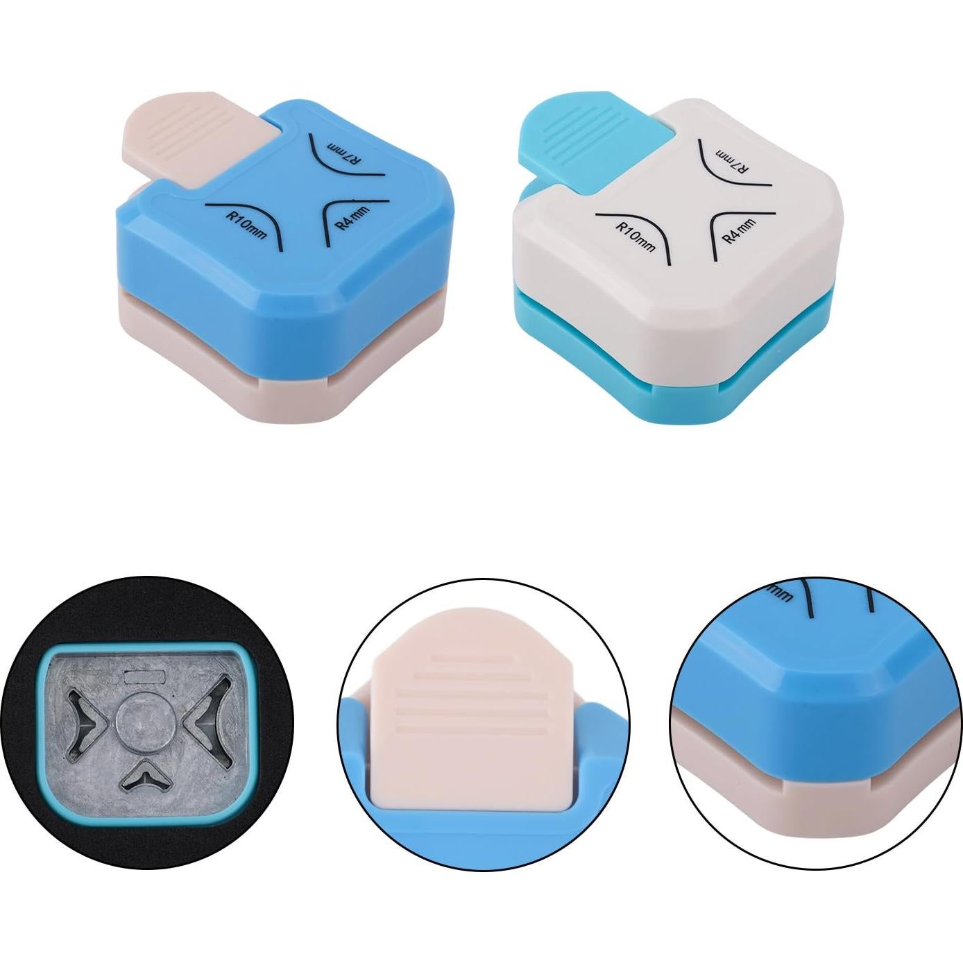 Troquelador de Esquinas Redondeadas 3 en 1 Lasuroa - 2 Piezas