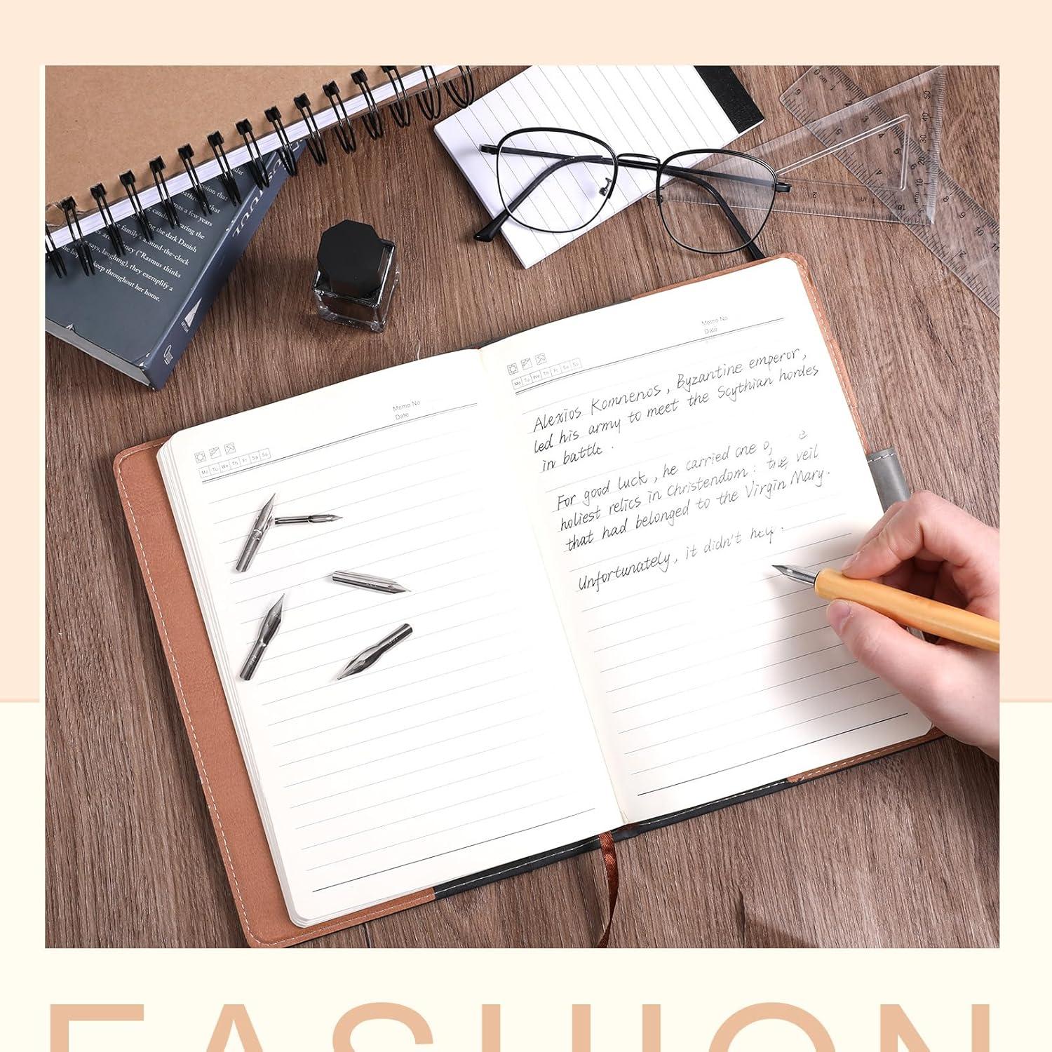 Conjunto de Plumas de Inmersión Larrel 11 Pcs con Soporte