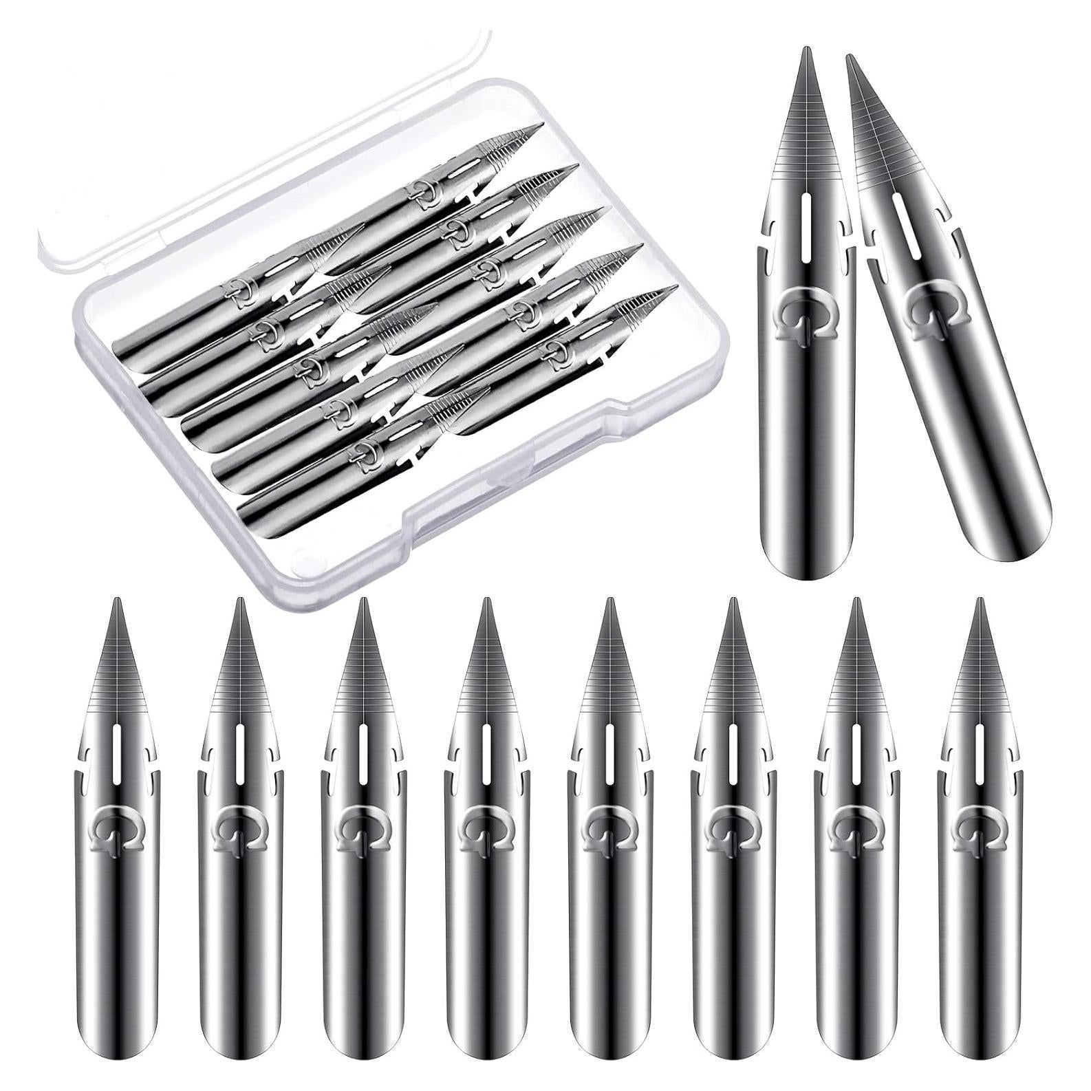 Conjunto de 10 Plumillas de Cómic Modelo G Zonon - Duraderas y Flexibles