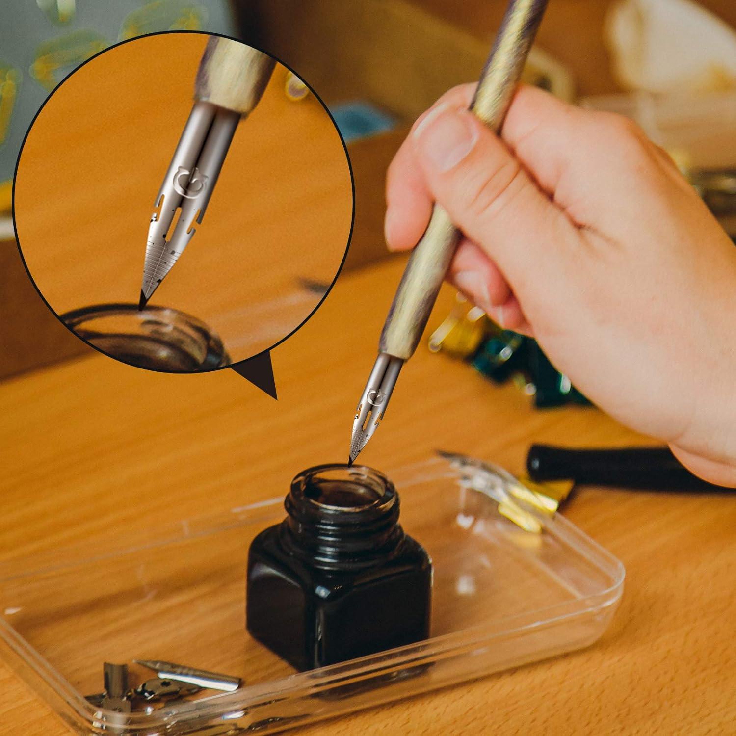 Conjunto de 10 Plumillas de Cómic Modelo G Zonon - Duraderas y Flexibles