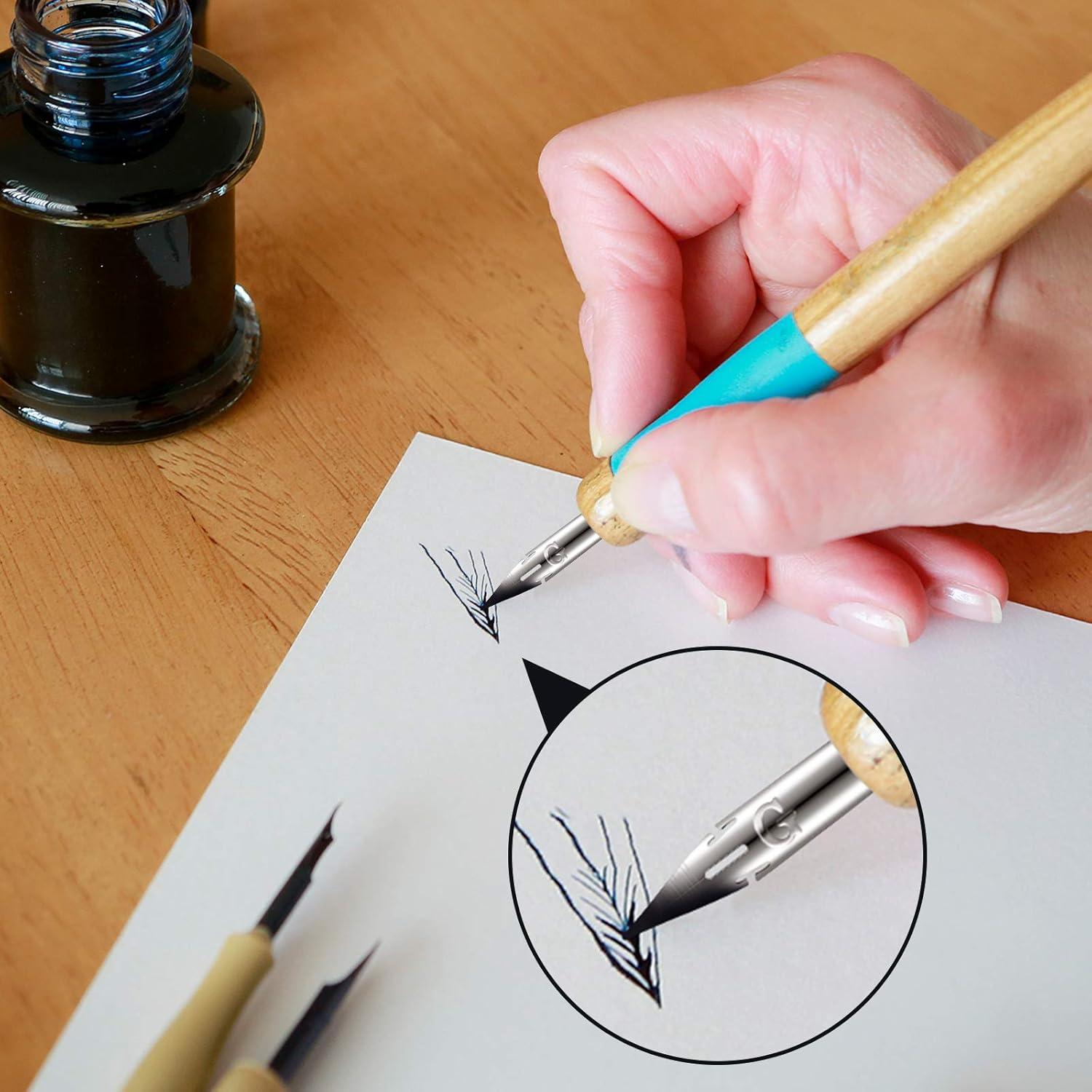 Conjunto de 10 Plumillas de Cómic Modelo G Zonon - Duraderas y Flexibles