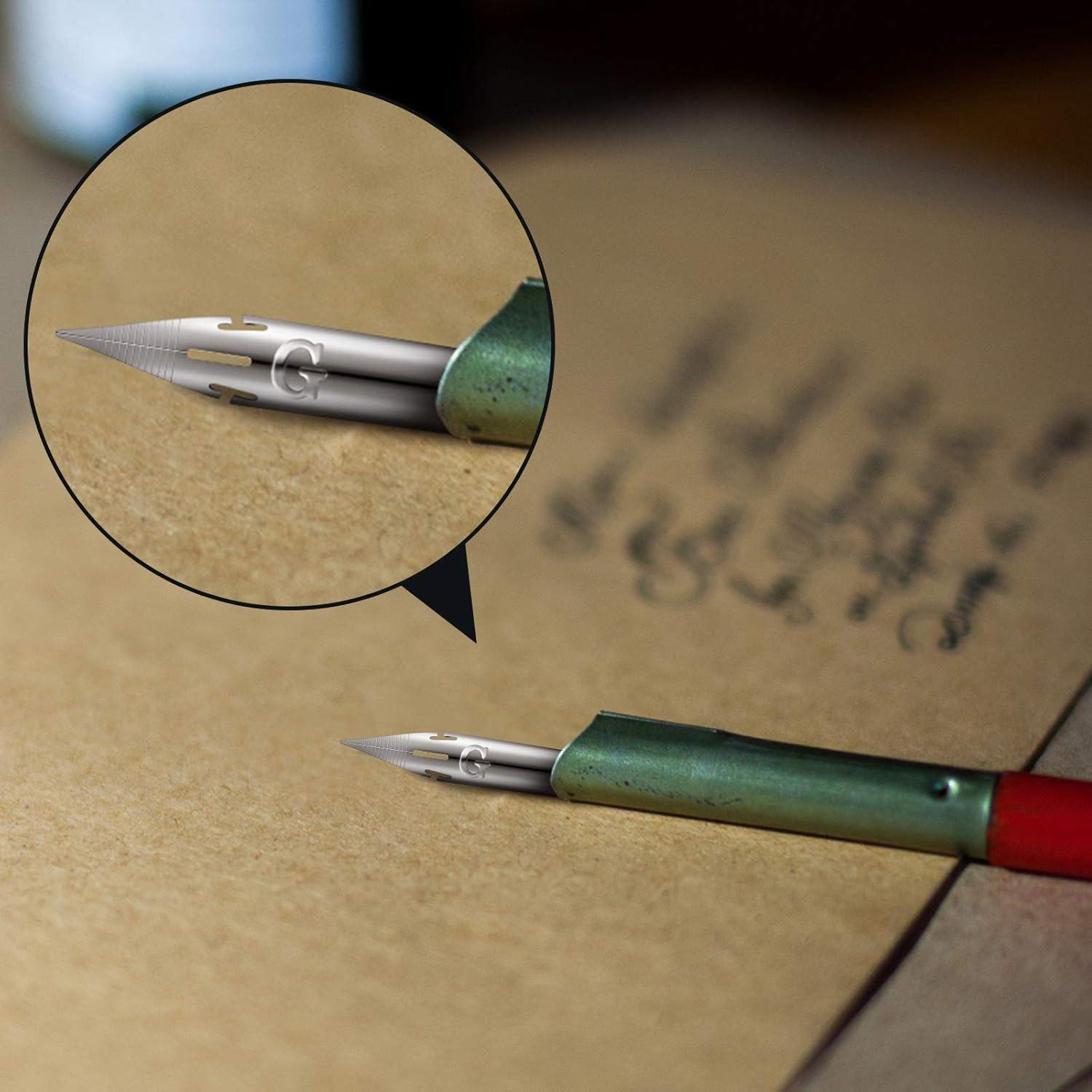 Conjunto de 10 Plumillas de Cómic Modelo G Zonon - Duraderas y Flexibles