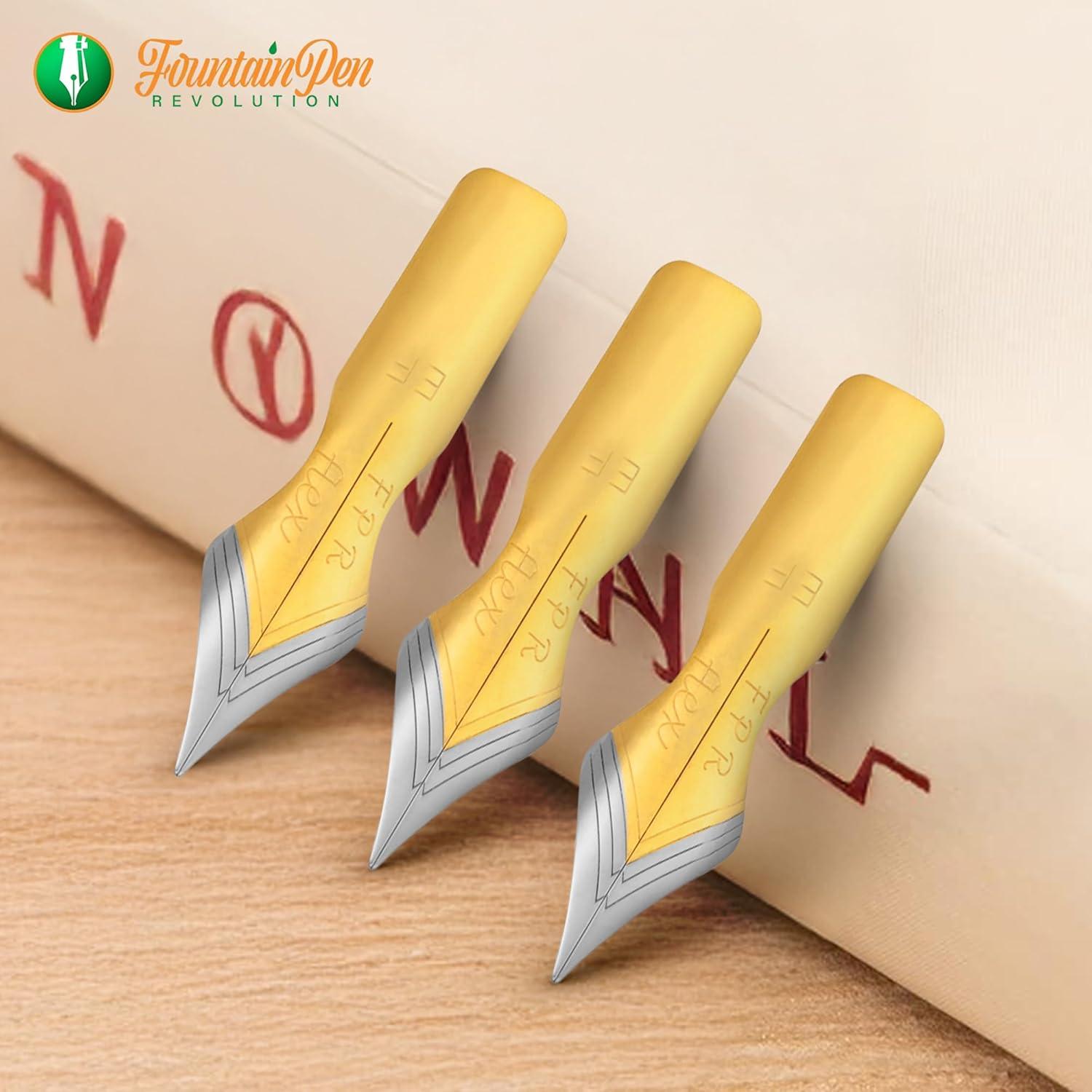 Pluma Fuente FPR #6 Dos Tonos EF Ultra Flex - Acero Inoxidable