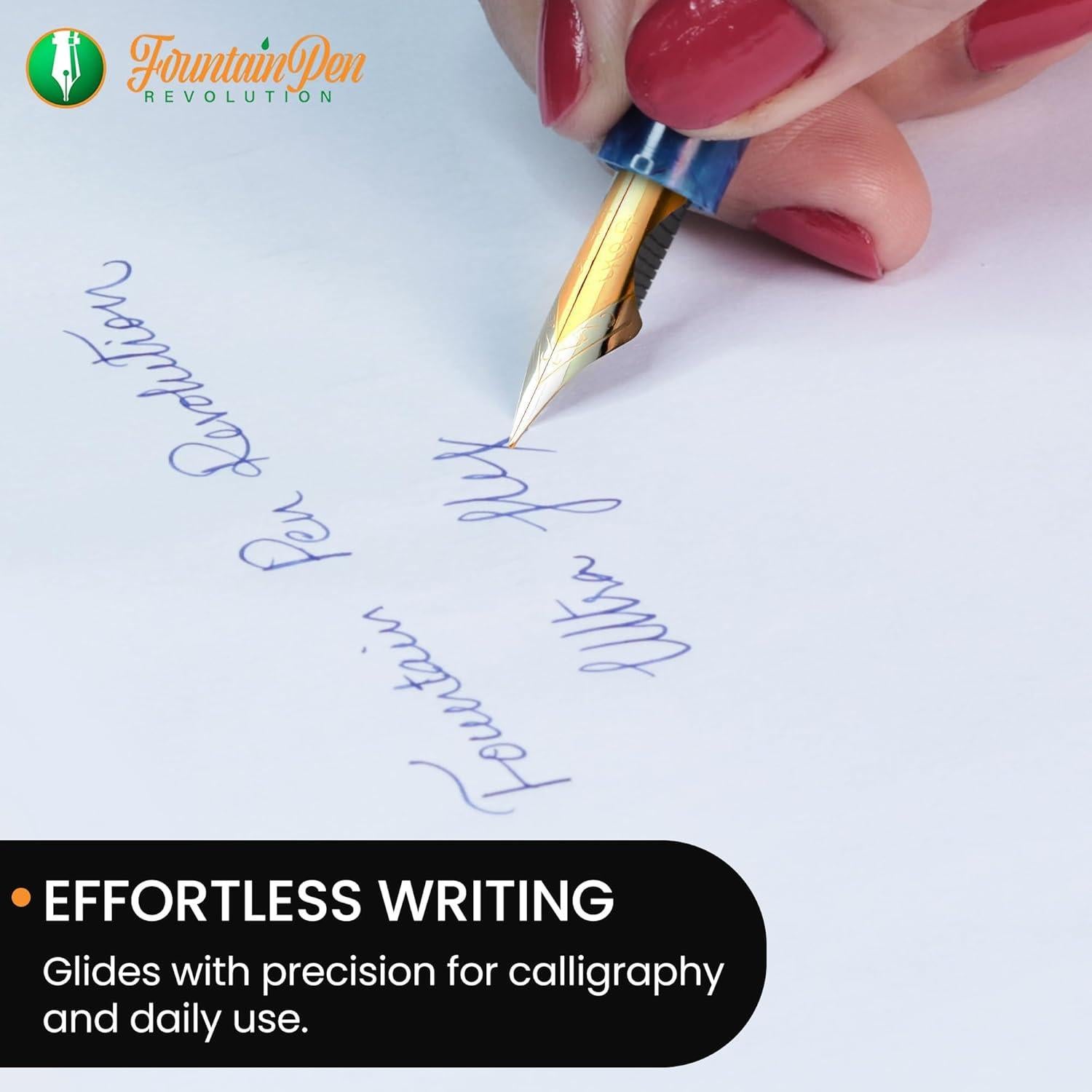 Pluma Fuente FPR #6 Dos Tonos EF Ultra Flex - Acero Inoxidable