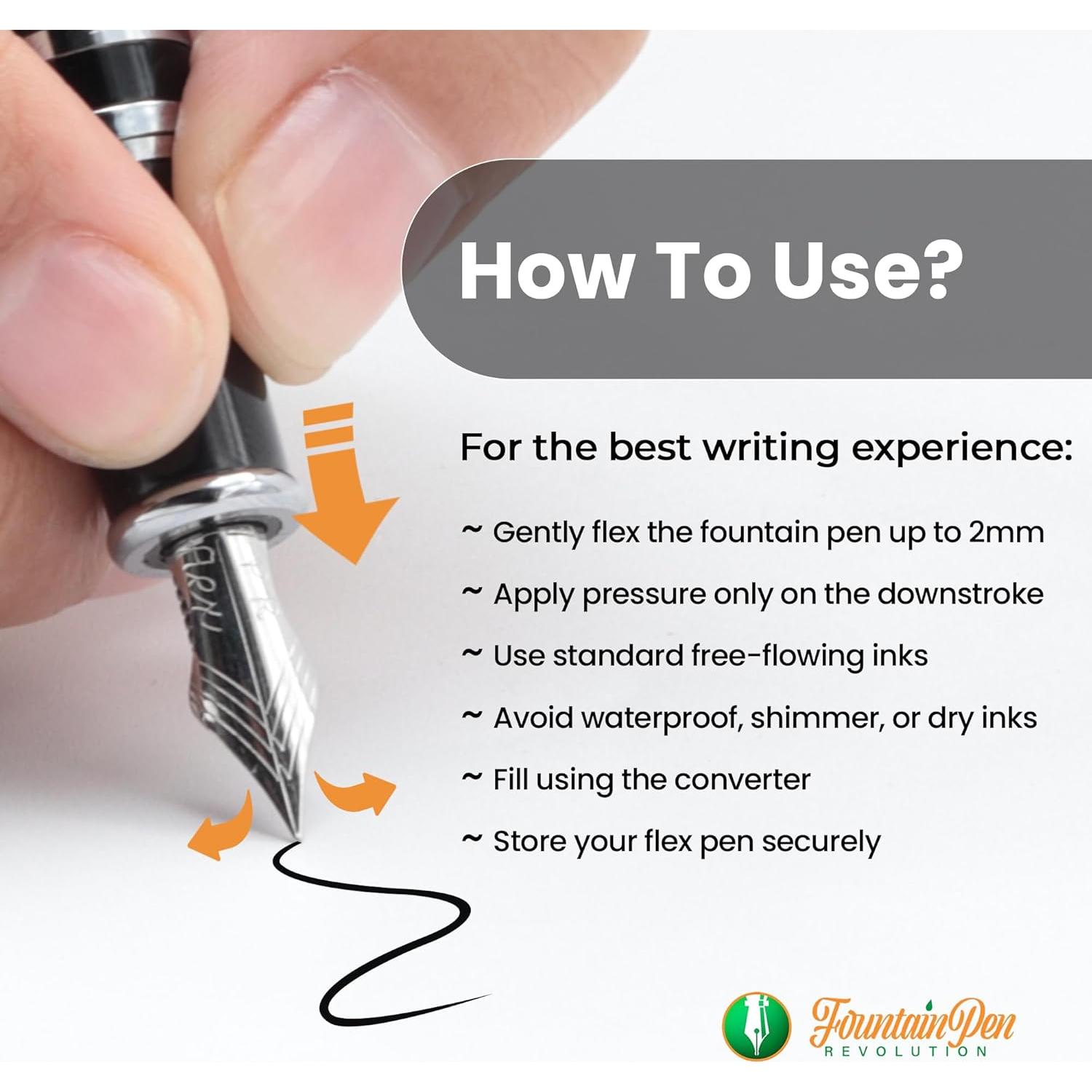 Pluma Fuente FPR #6 Dos Tonos EF Ultra Flex - Acero Inoxidable