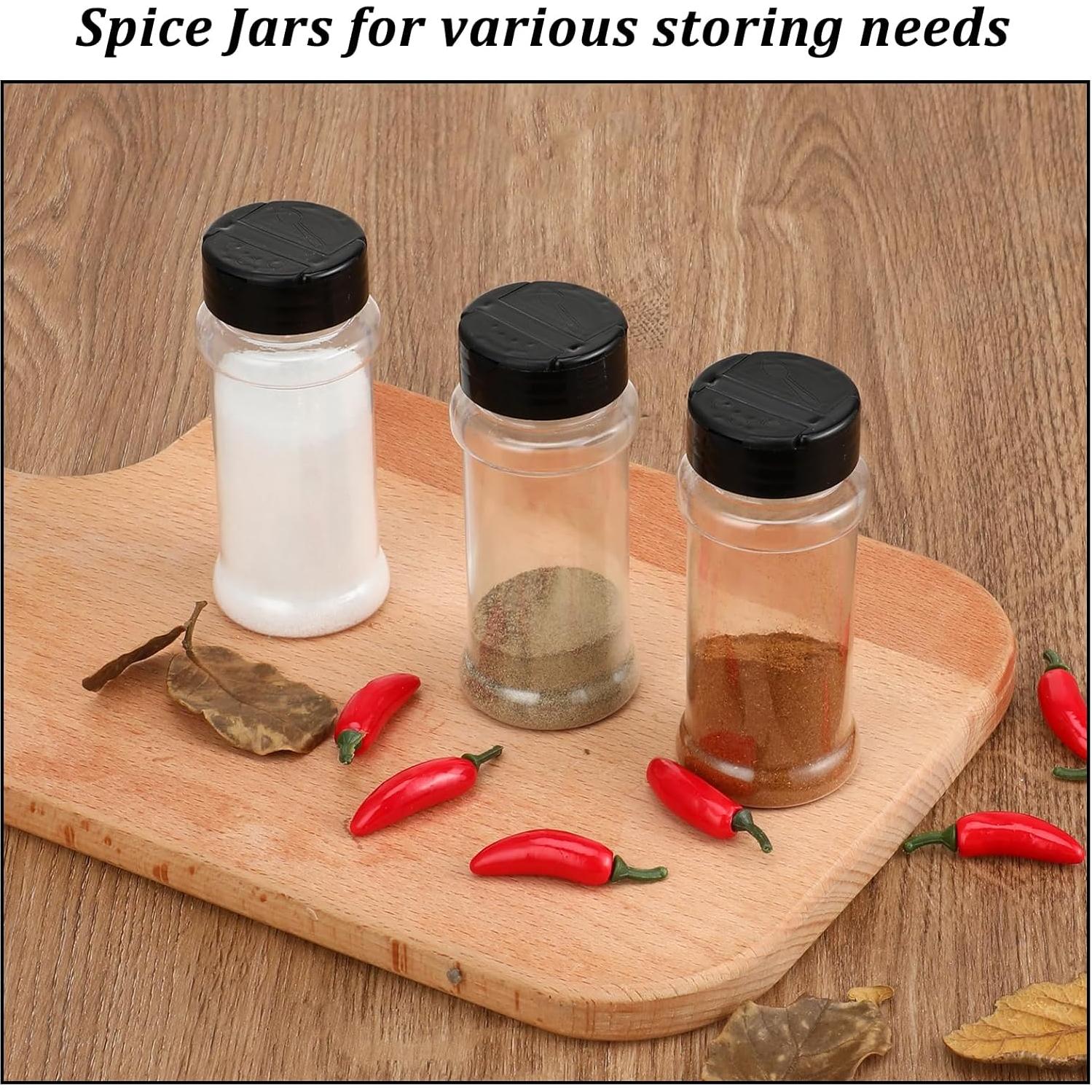 Set de 5 Tarros de Especias de Plástico BOHUIZ 90ml