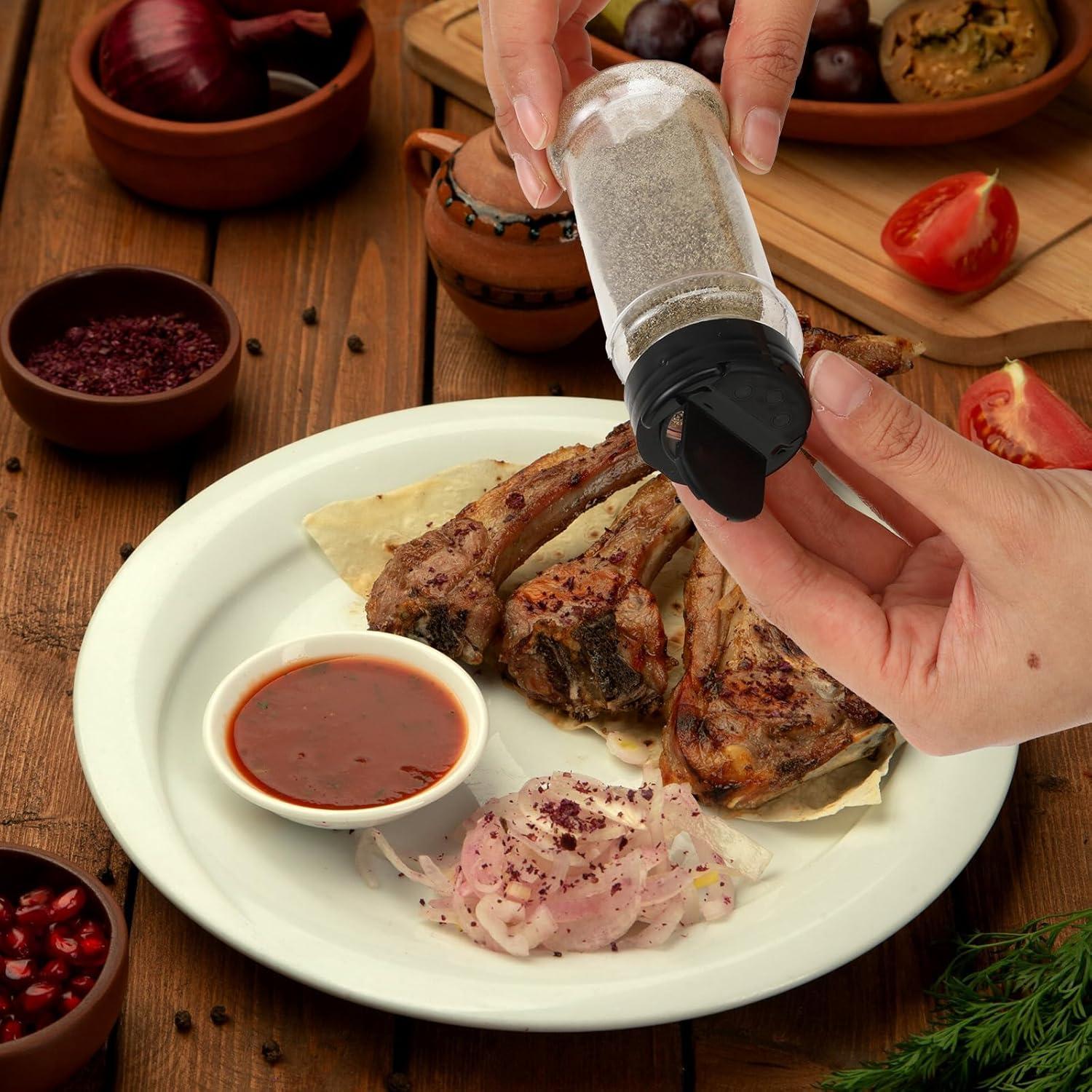 Set de 5 Tarros de Especias de Plástico BOHUIZ 90ml