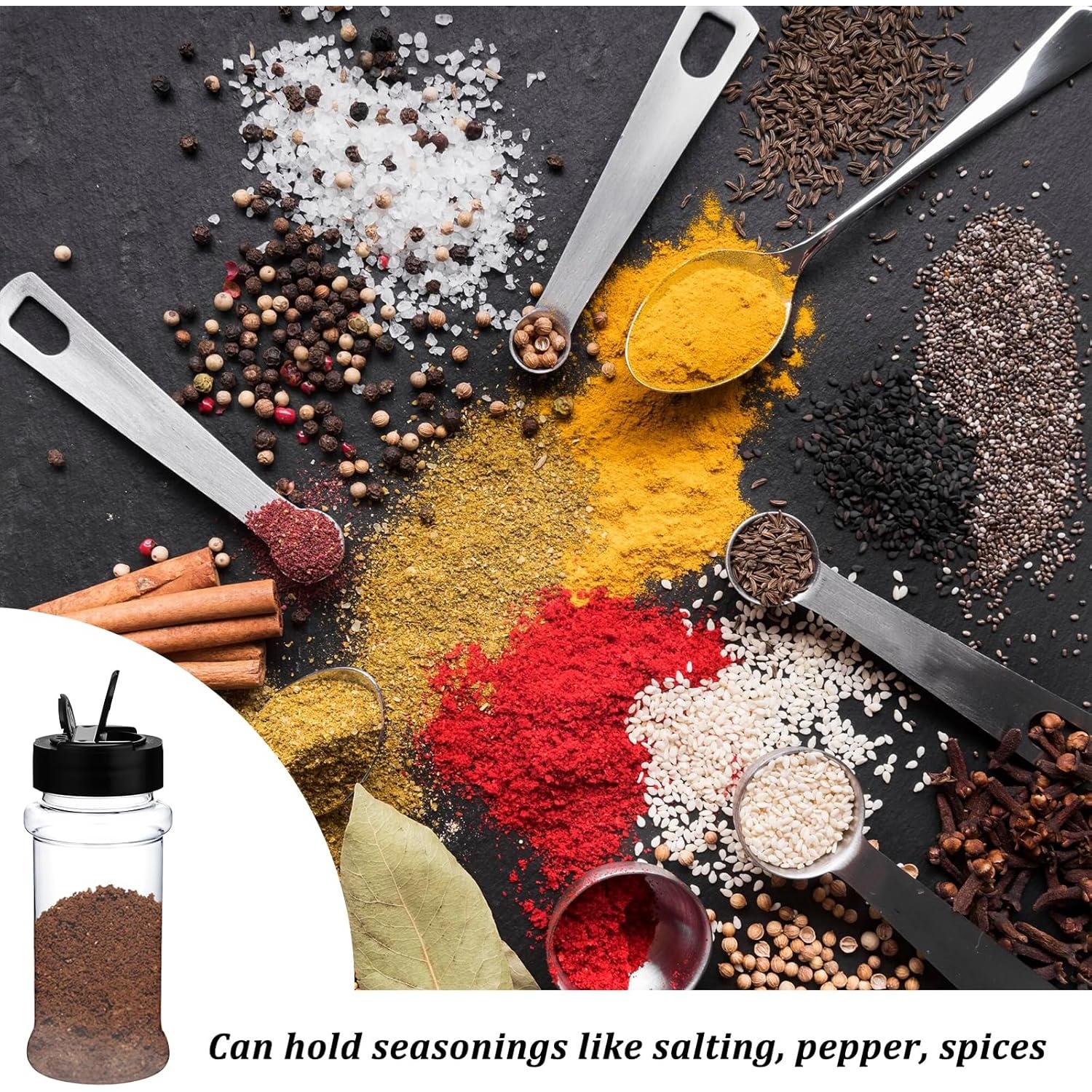 Set de 5 Tarros de Especias de Plástico BOHUIZ 90ml