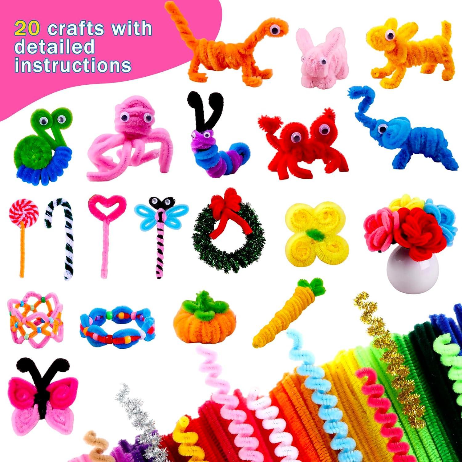 Kit de Manualidades Funtopia con 600 Limpiapipas Multicolor