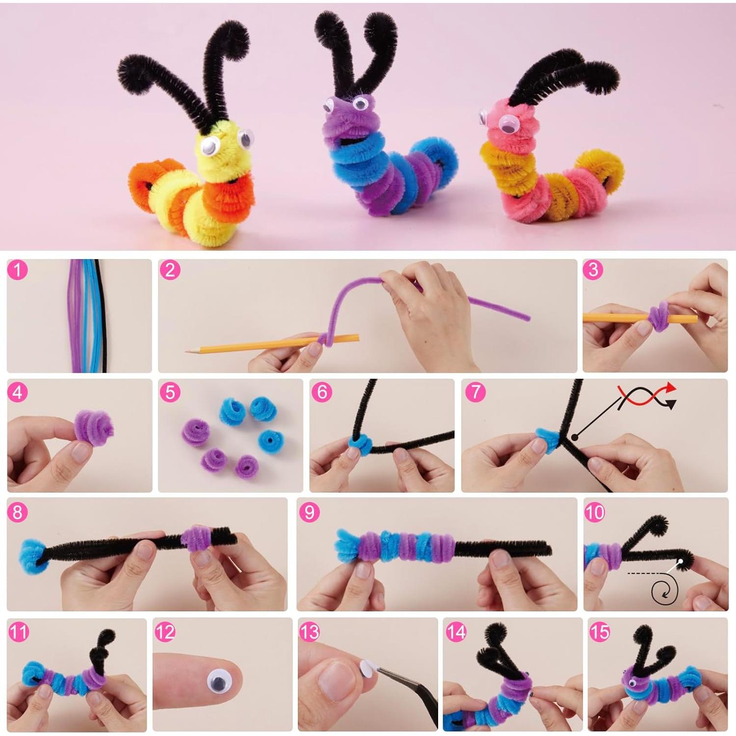 Kit de Manualidades Funtopia con 600 Limpiapipas Multicolor