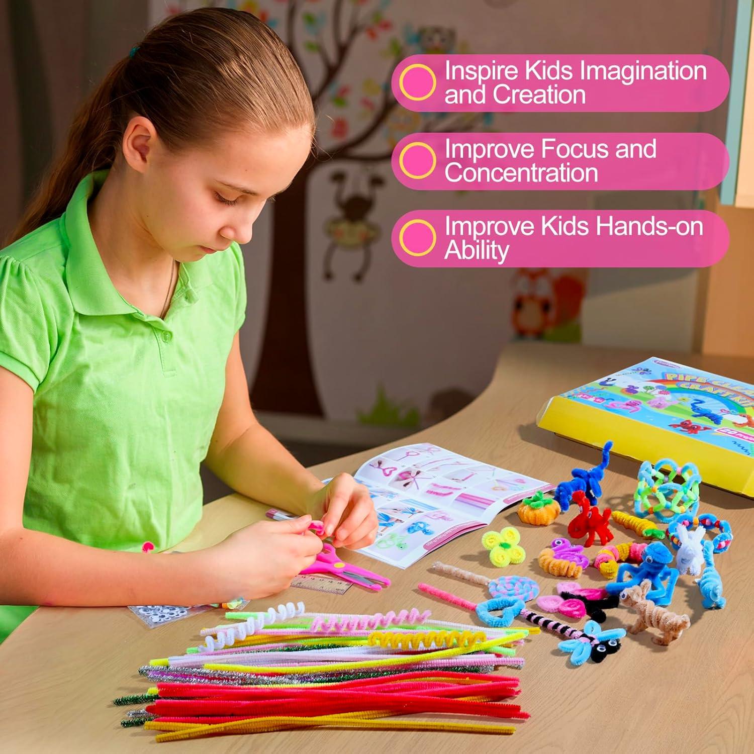 Kit de Manualidades Funtopia con 600 Limpiapipas Multicolor