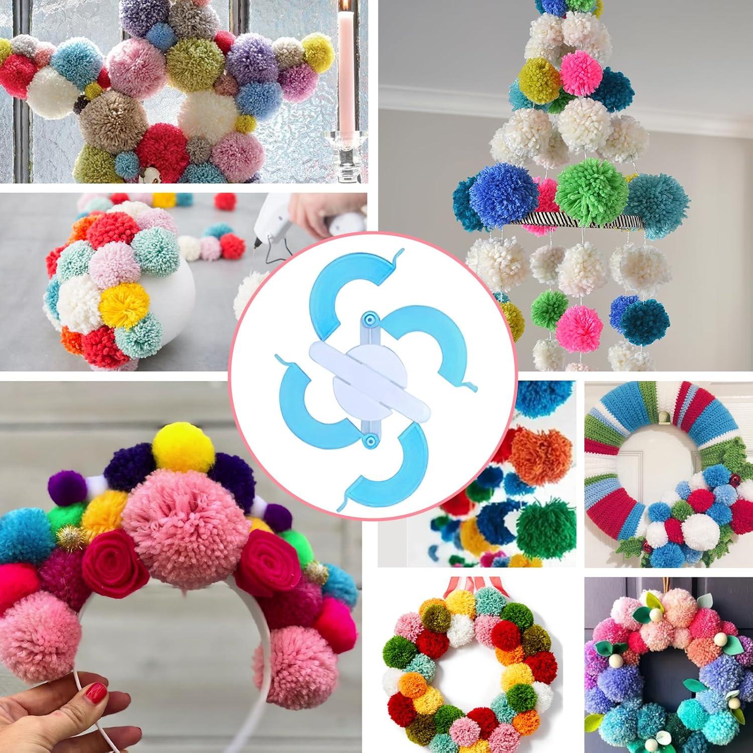 Kit de Hacedores de Pom Pom VGOODALL 20PCS Multicolor