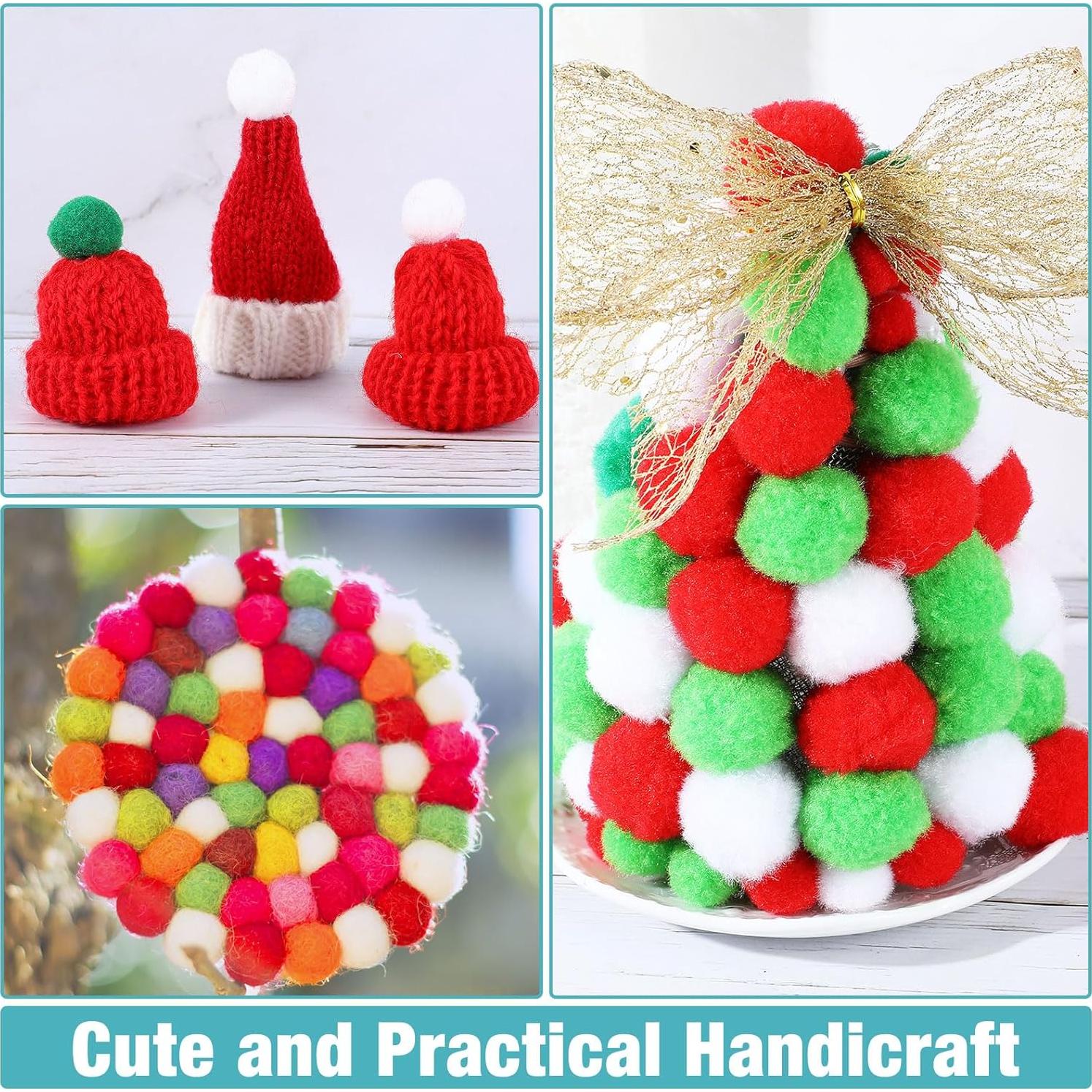 10000 Pompones Multicolor 1 cm Poen para Manualidades