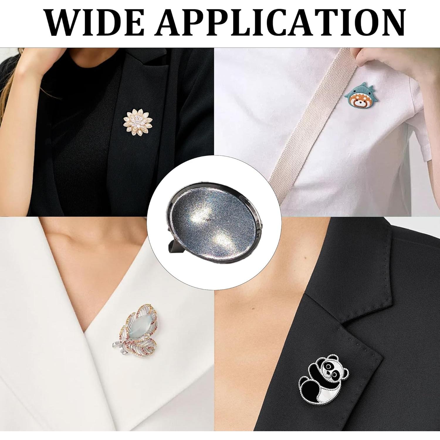 50PCS Bases de Pin de Broche Premium Pson 25mm Plata