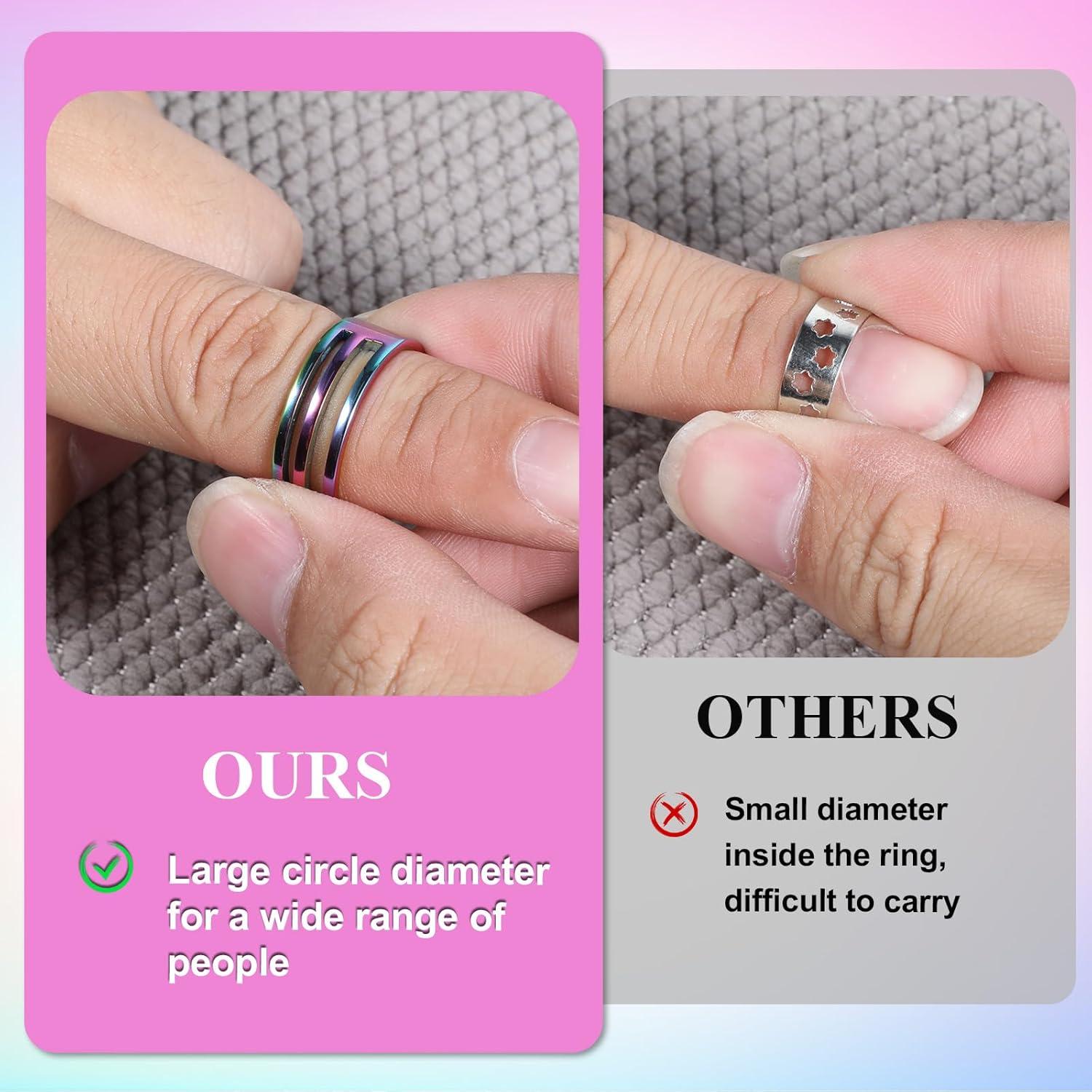 2 Abridores de Anillos de Salto Coloridos ZEYIYER Acero Inoxidable