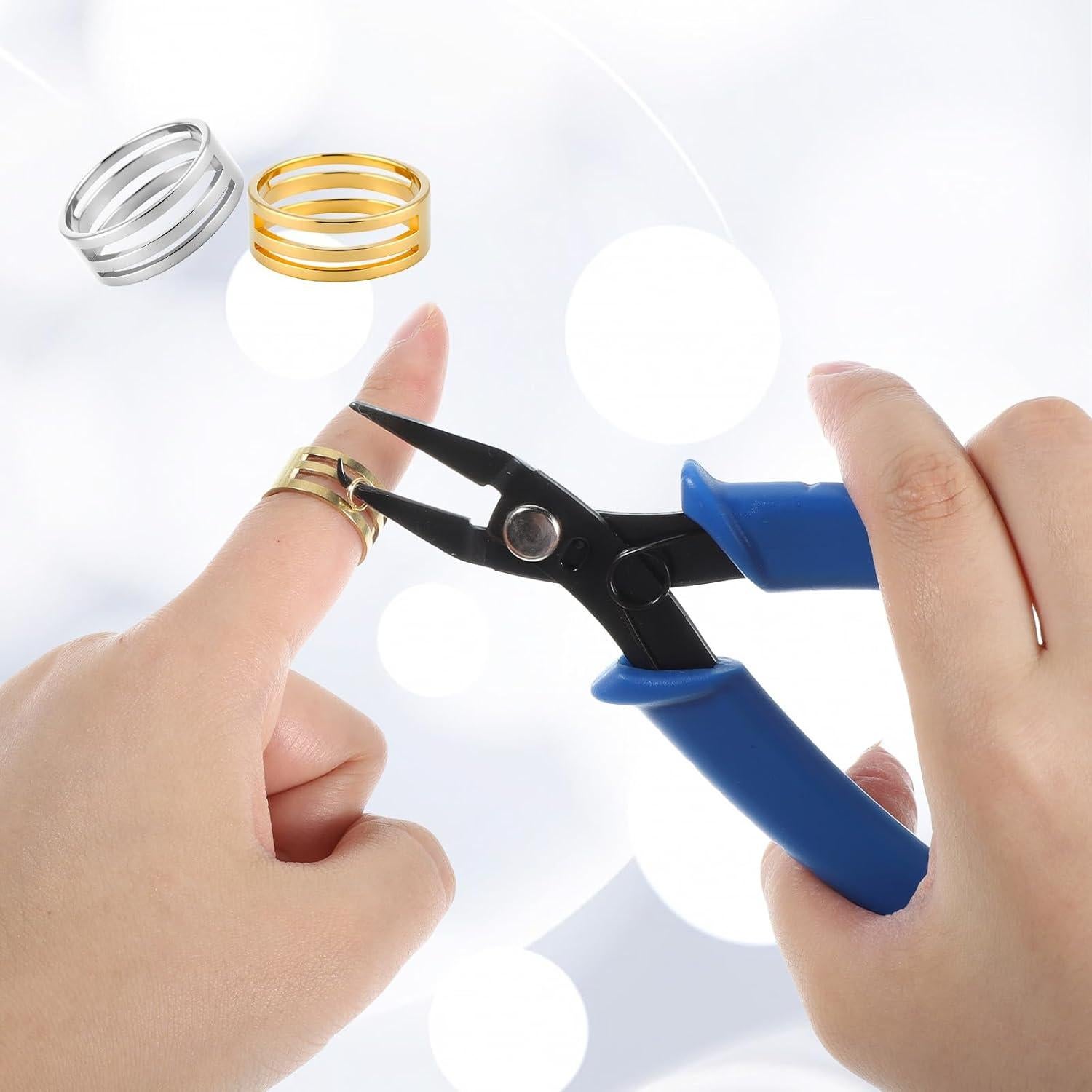 Alicates de Joyería Styquenzer para Abrir Anillos de Salto 14cm