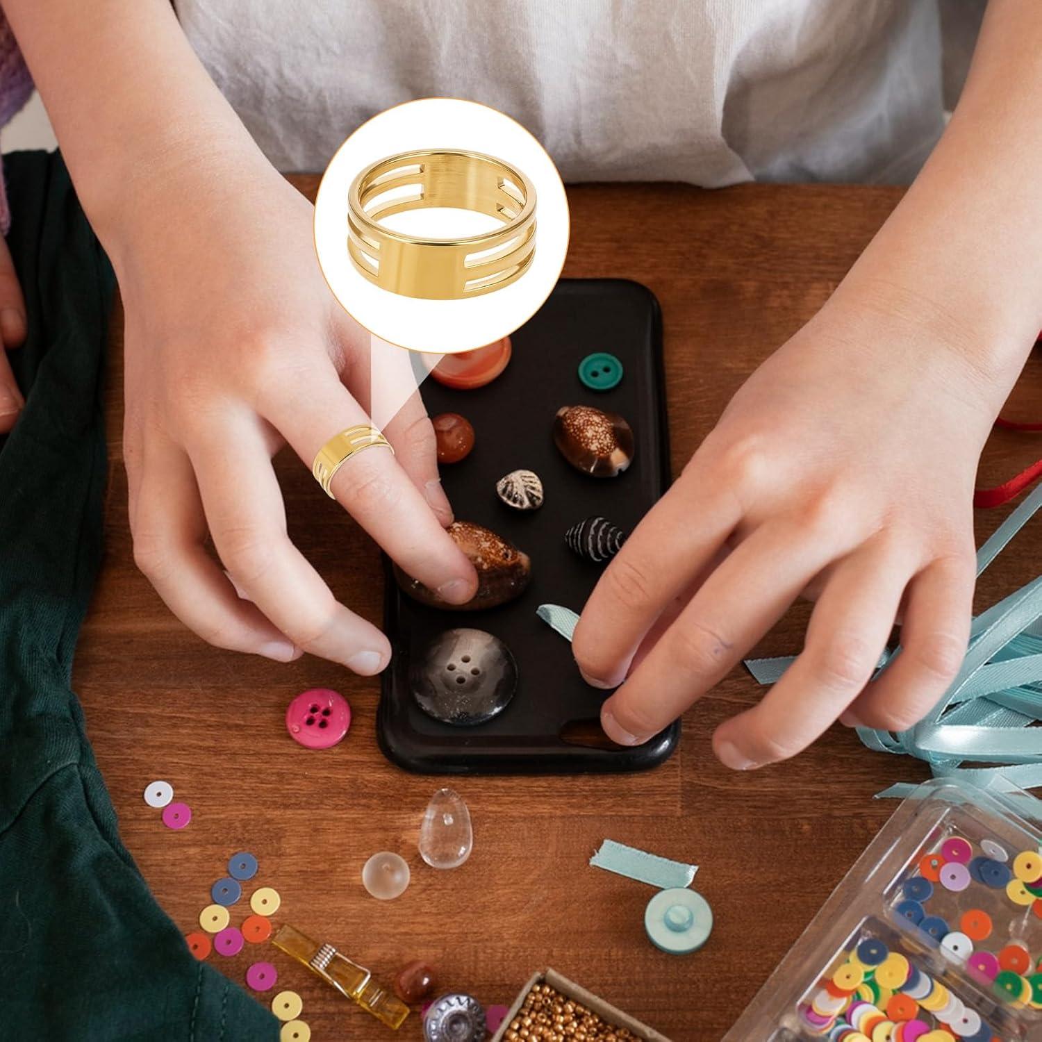 4 Piezas Abridor de Anillos de Salto Tweruna Metal Multicolor