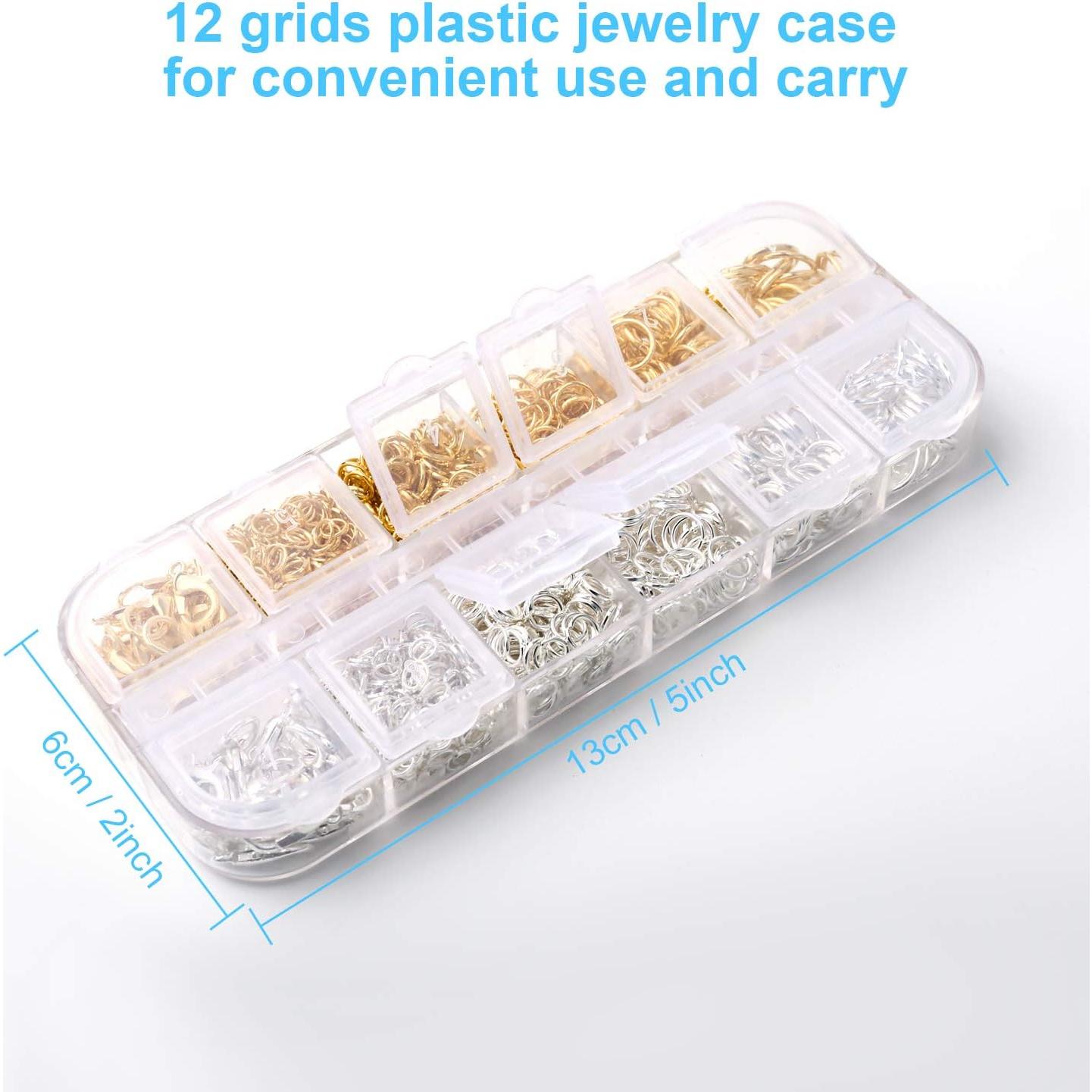 Kit 1200 Piezas Anillas Abiertas y Cierres Langosta Defabee