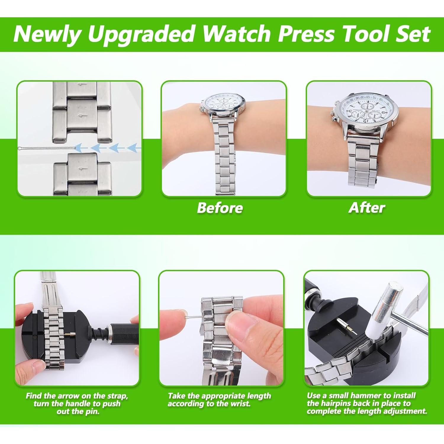 Kit de Herramientas de Reparación de Reloj HOFURME - 20 Piezas