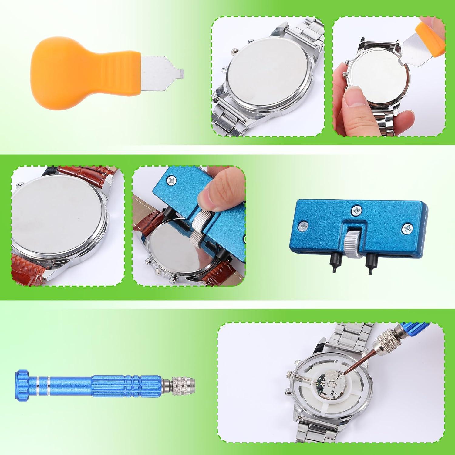 Kit de Herramientas de Reparación de Reloj HOFURME - 20 Piezas