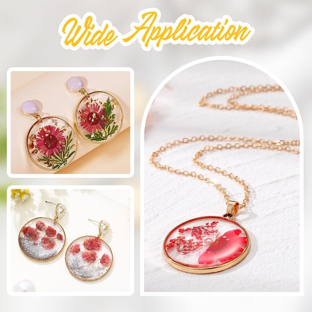 Caja 20 Pcs Bandejas Colgantes Bezel 25mm Beebeecraft Oro 24K