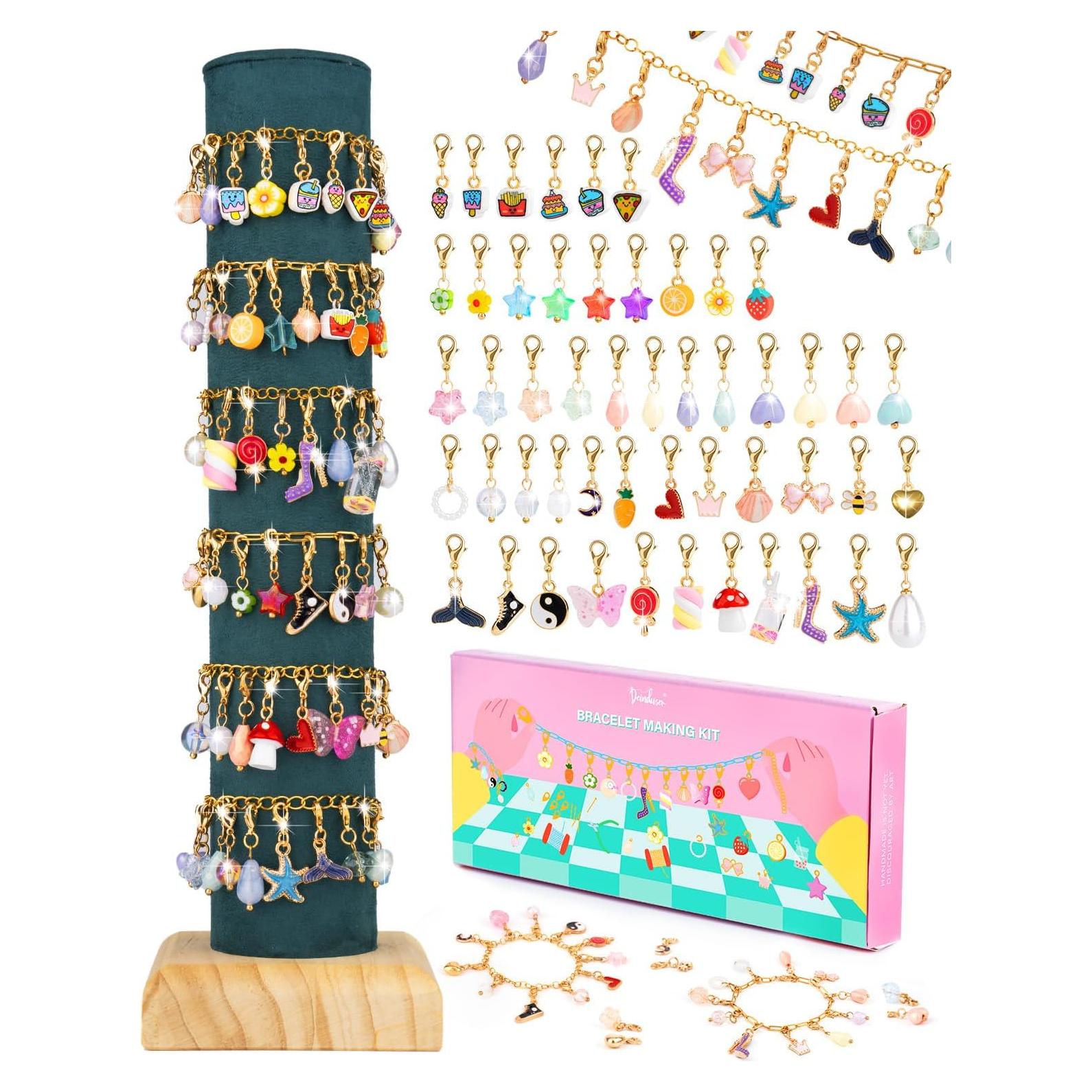 Kit de fabricación de pulseras Deinduser para niñas 5-12 años