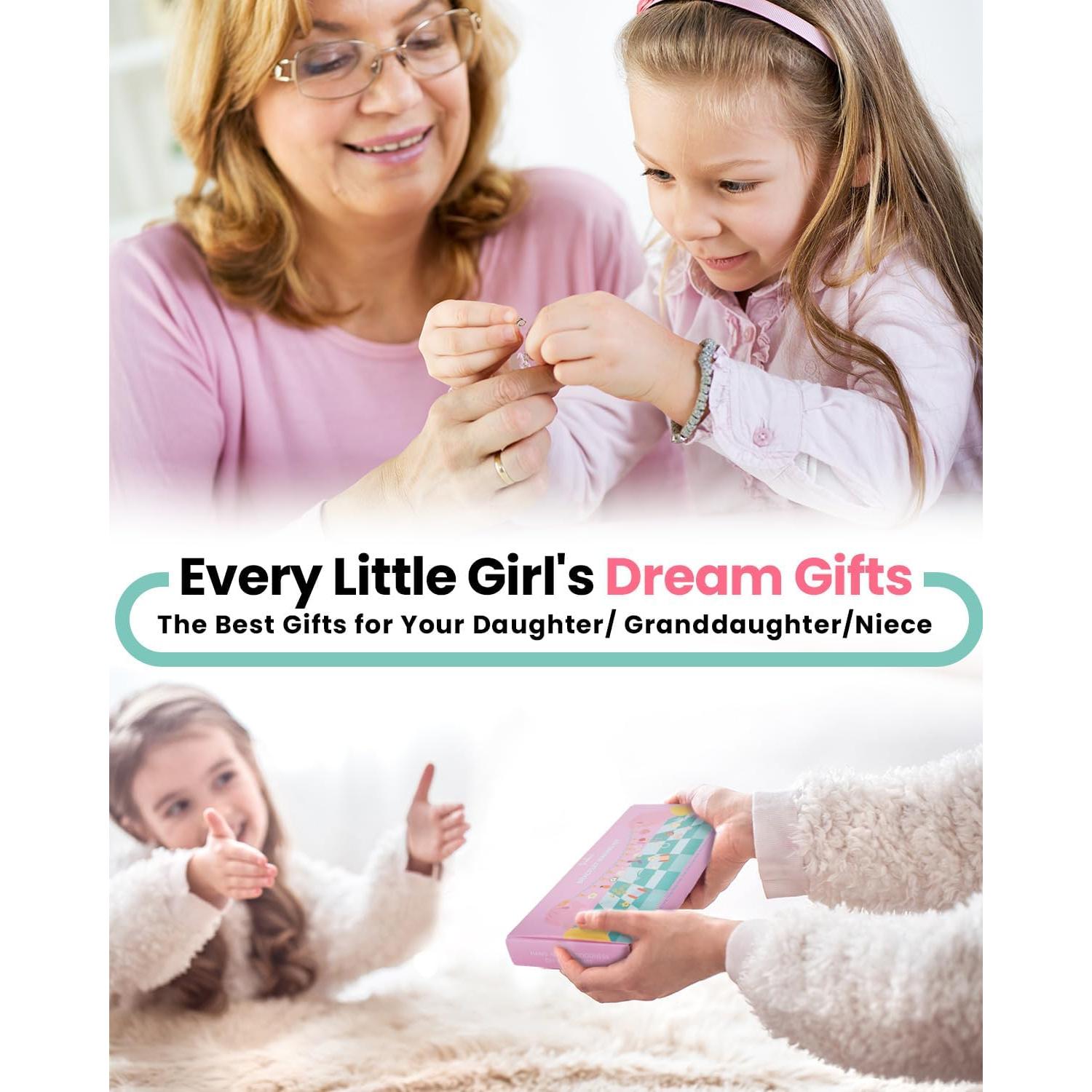 Kit de fabricación de pulseras Deinduser para niñas 5-12 años