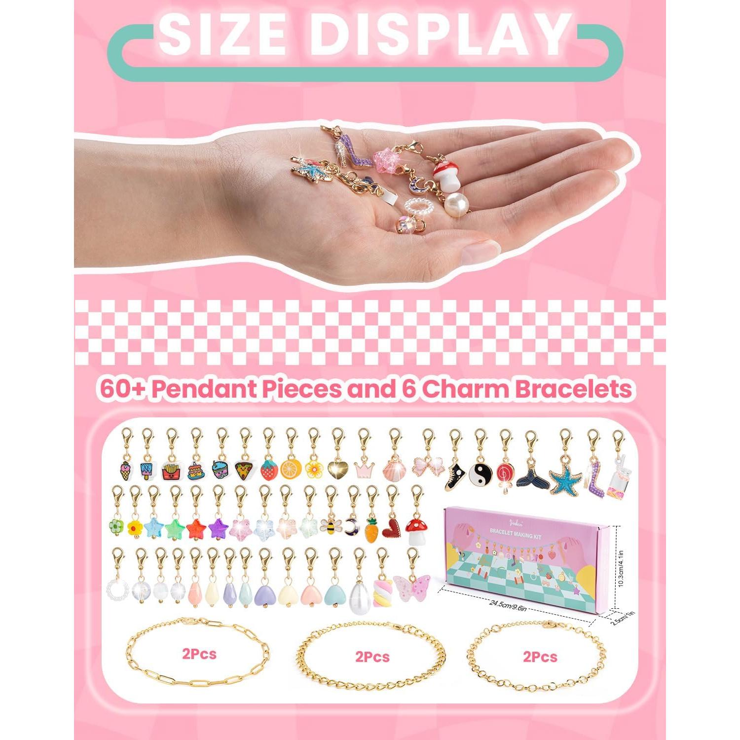 Kit de fabricación de pulseras Deinduser para niñas 5-12 años