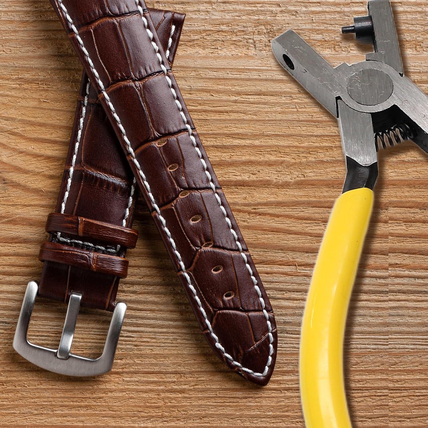 Perforador de Agujeros de Cuero Hitefu 2mm, Herramienta Ergonómica