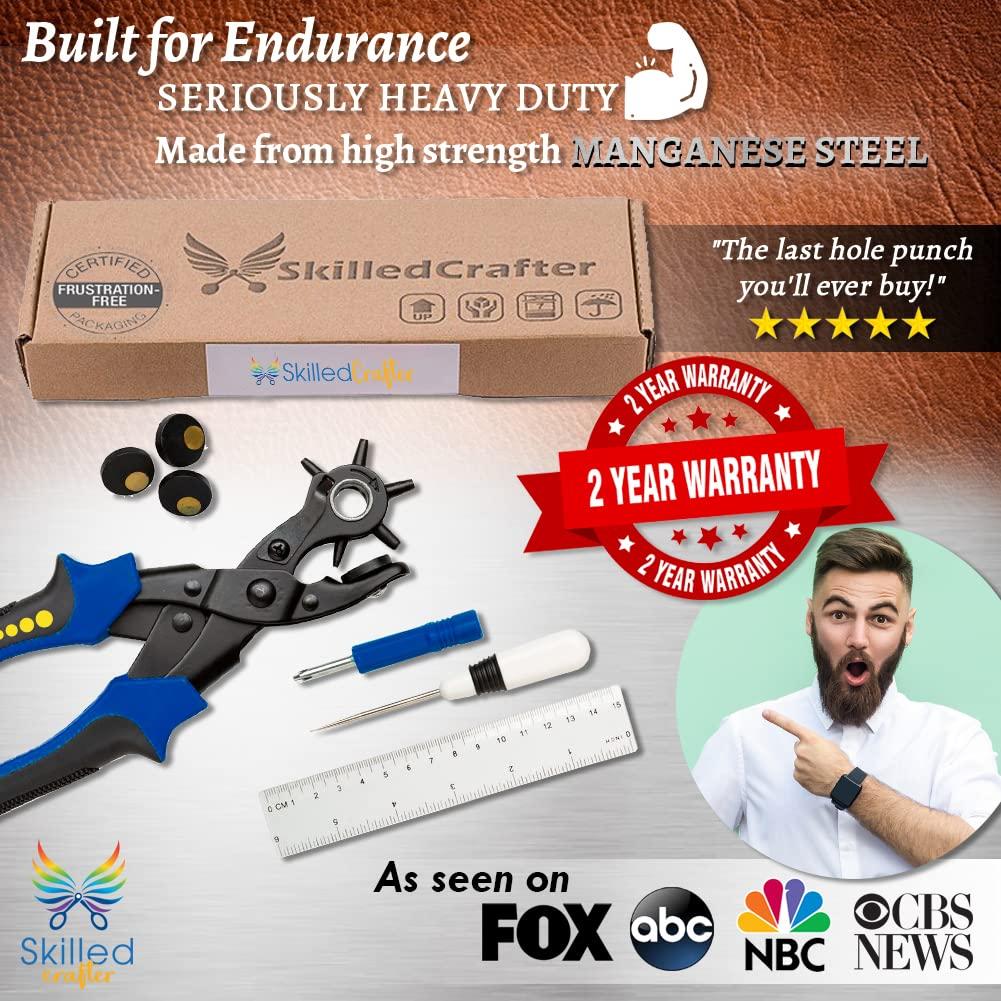 Perforadora de Agujeros Pro Skilled Crafter - 6 Tamaños, Acero